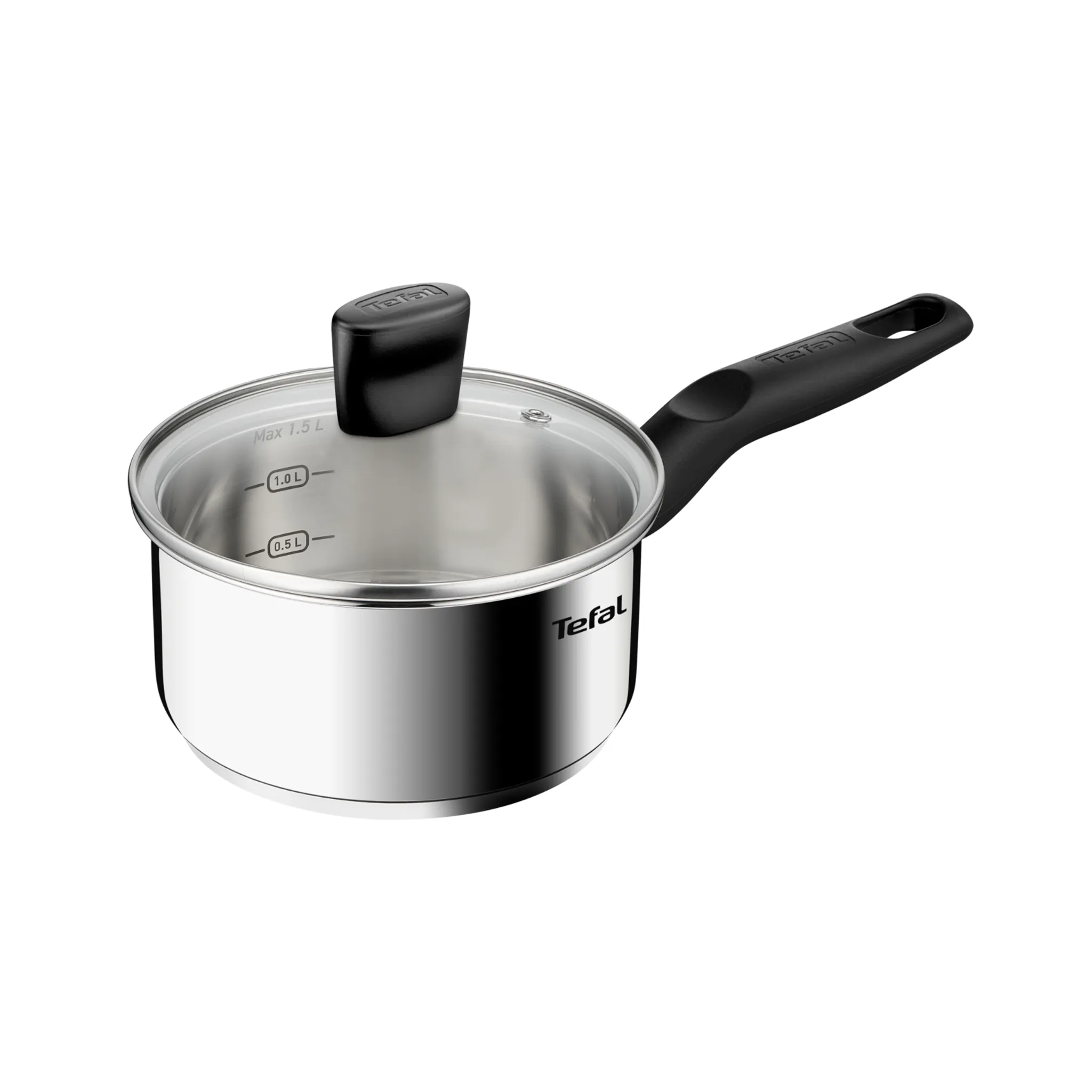 Ковш с крышкой Tefal Confidence 16 см со стеклянной крышкой G7642274 фото