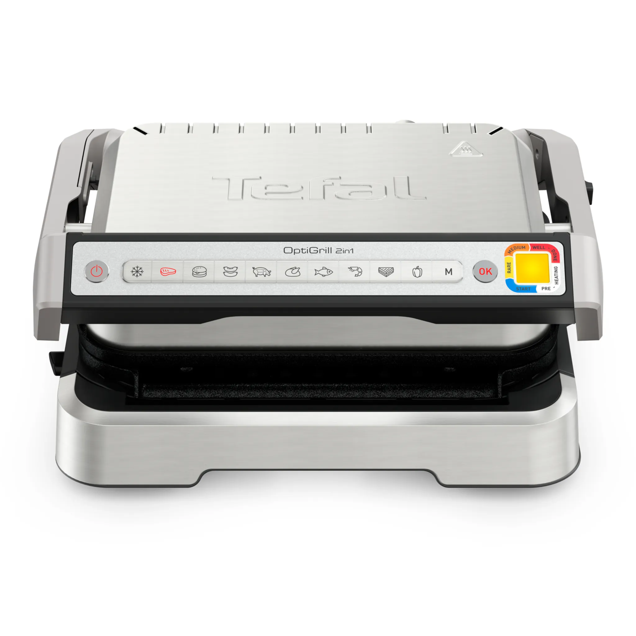 цена на Умный электрогриль Tefal Optigrill 2in1 GC772D30 + Насадка для вафель Optigrill XA730810