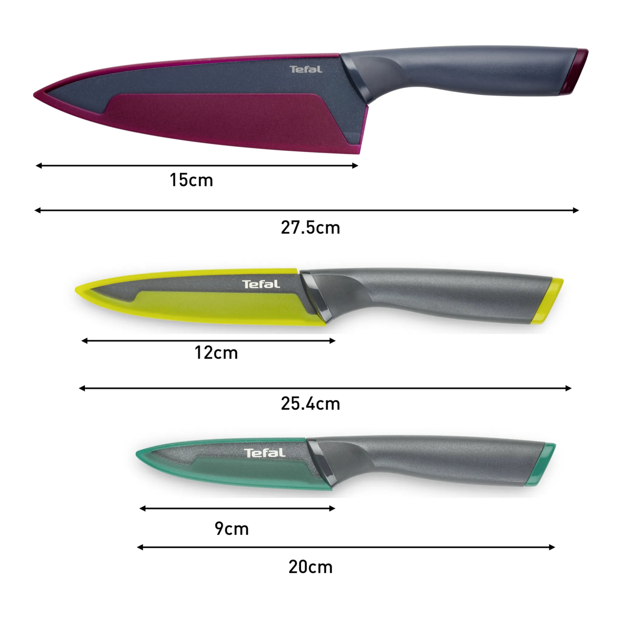 Набор ножей  Fresh Kitchen Tefal K122S355 3 предмета