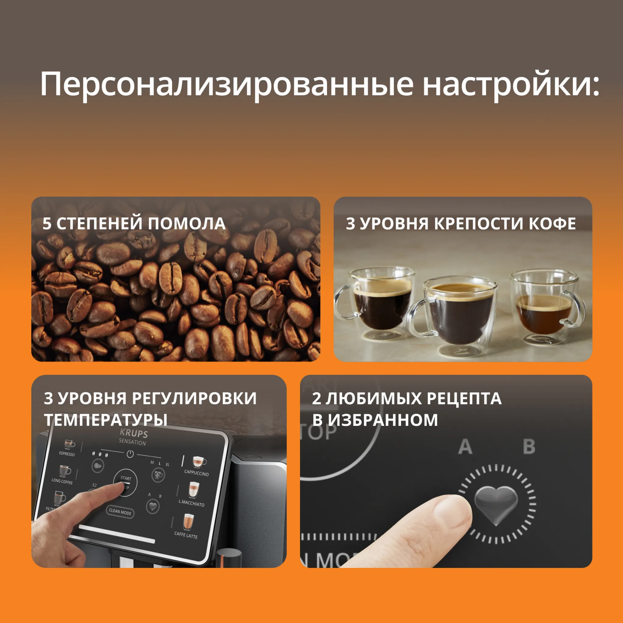 Автоматическая кофемашина KRUPS Sensation Milk M90
