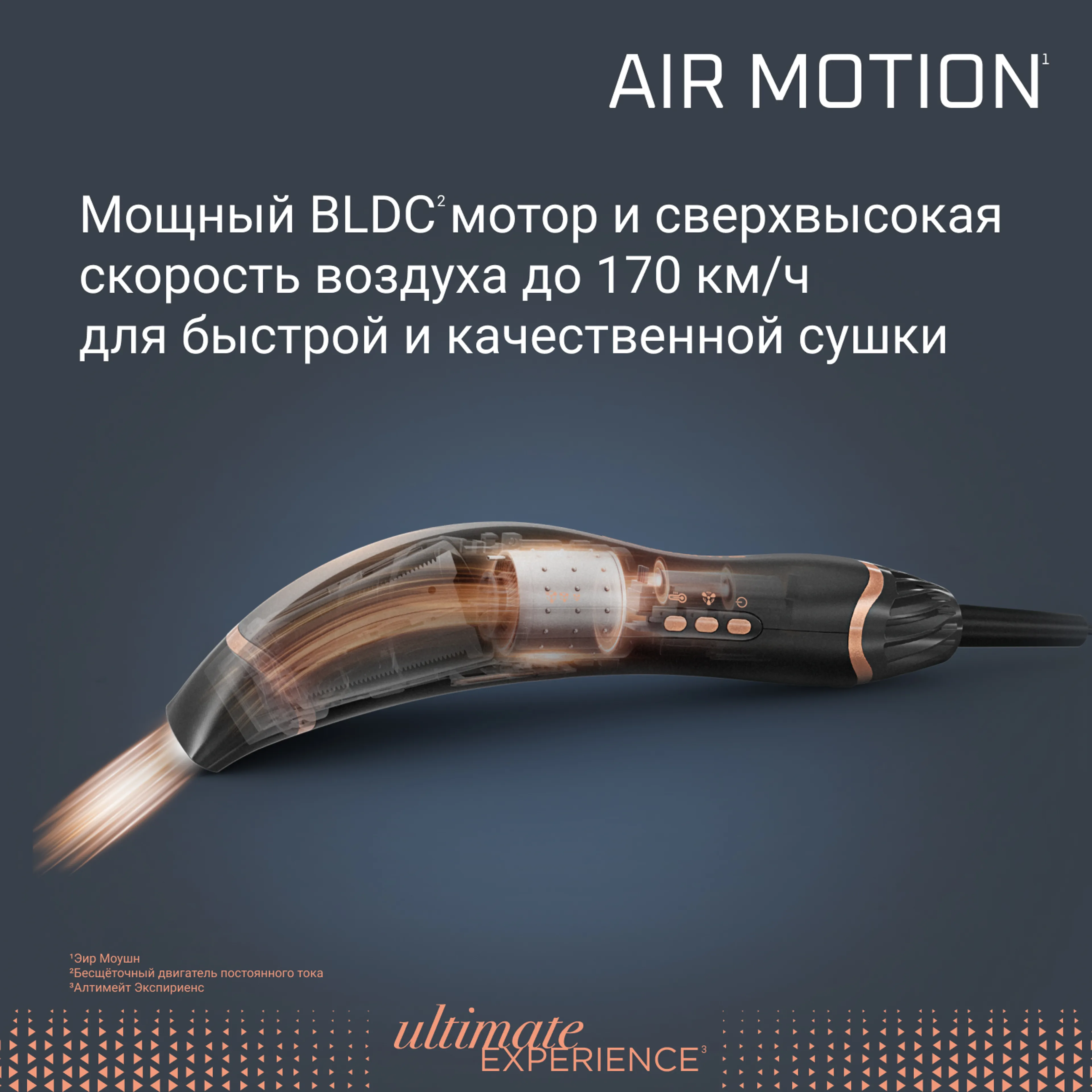 Фен-стайлер Rowenta Ultimate Experience Air Motion CF8C20E0 купить в официальном магазине