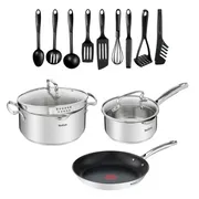 Ковш 16 Tefal + Сковорода 24 + Кастрюля 24 + Набор кух приборов Duetto+