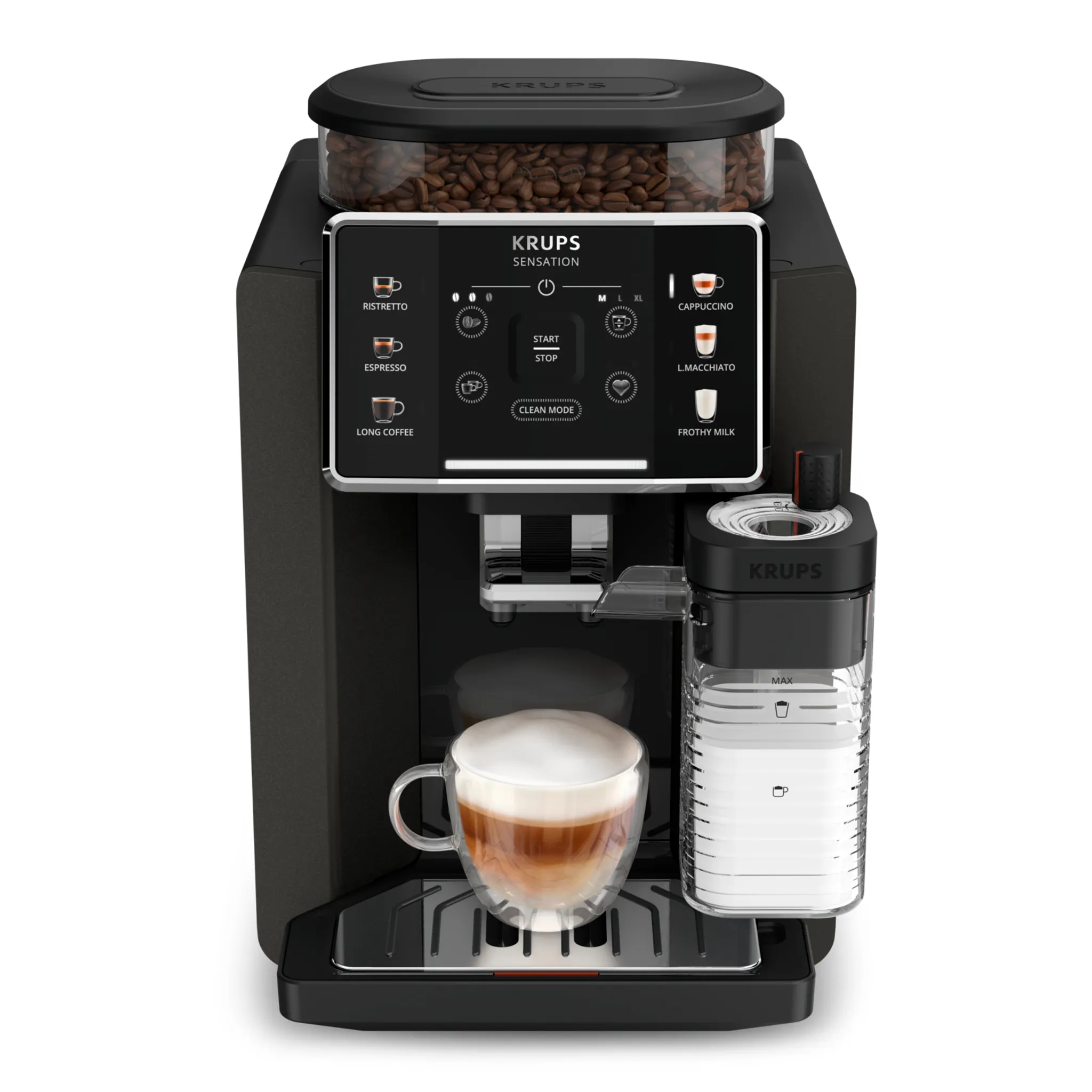 Автоматическая кофемашина KRUPS Sensation Milk M90 EA912910 фото