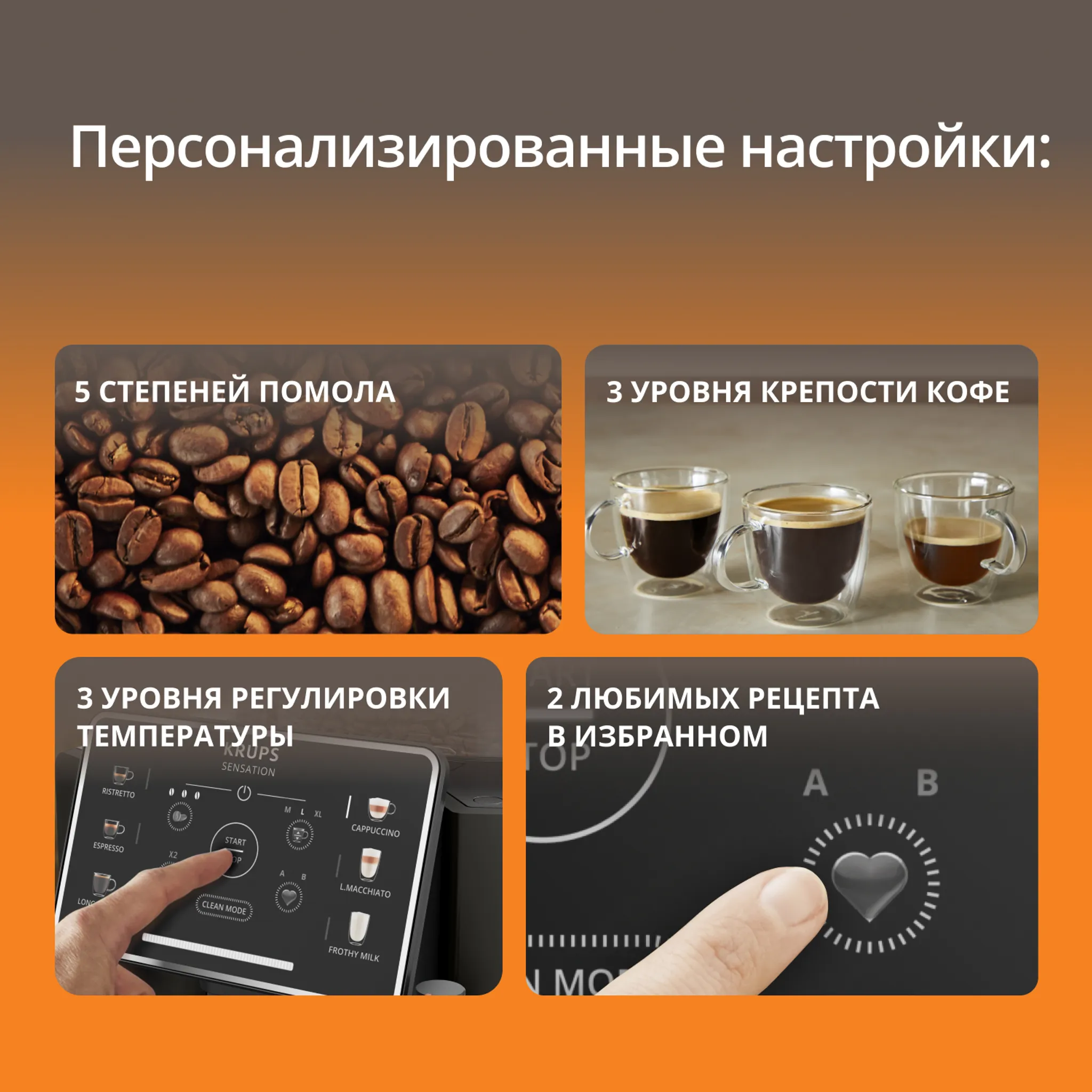 Автоматическая кофемашина KRUPS Sensation Milk M90