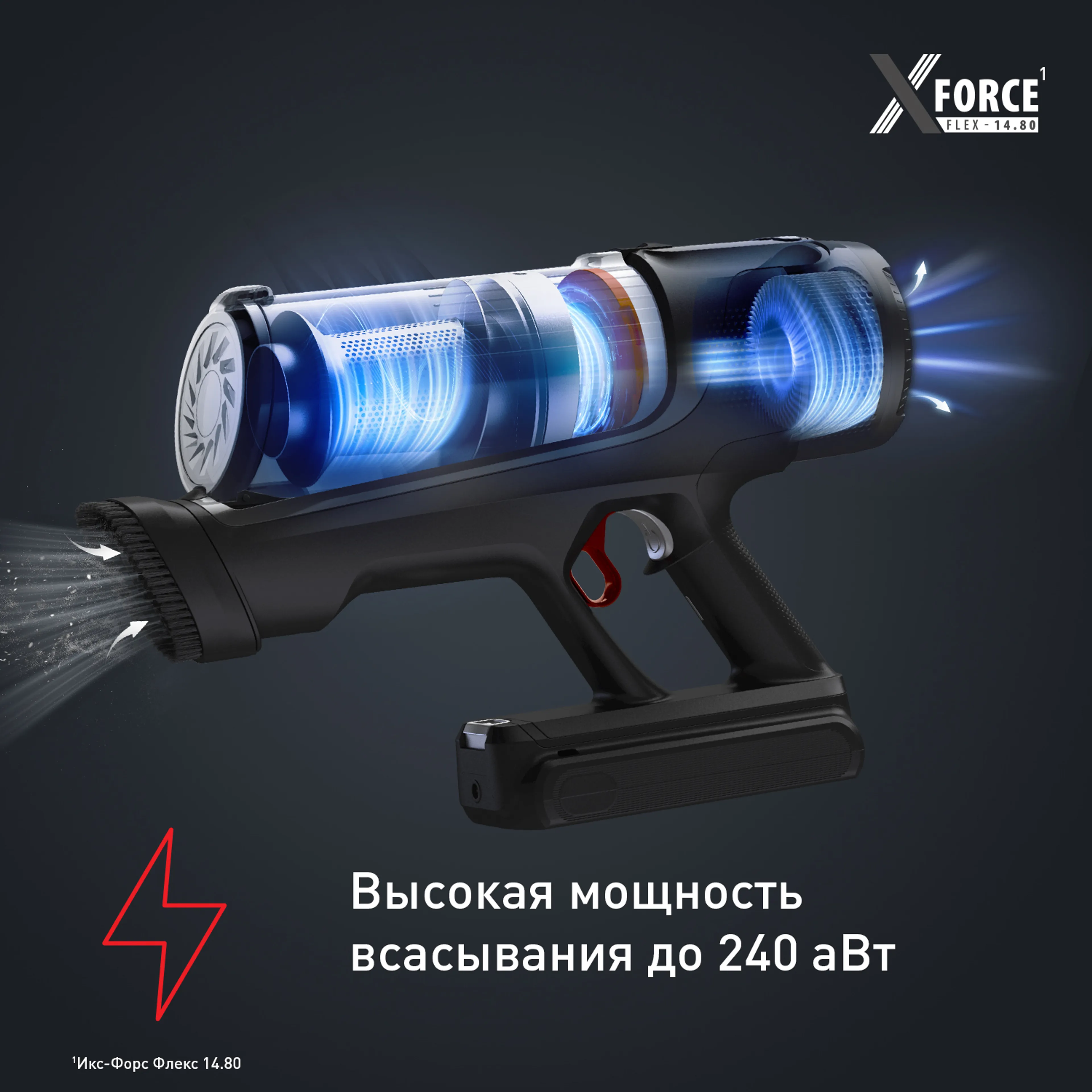 Беспроводной моющий пылесос Tefal X-Force Flex 14.80, Cordless Stick Vacuum TY9BC1WO купить в официальном магазине