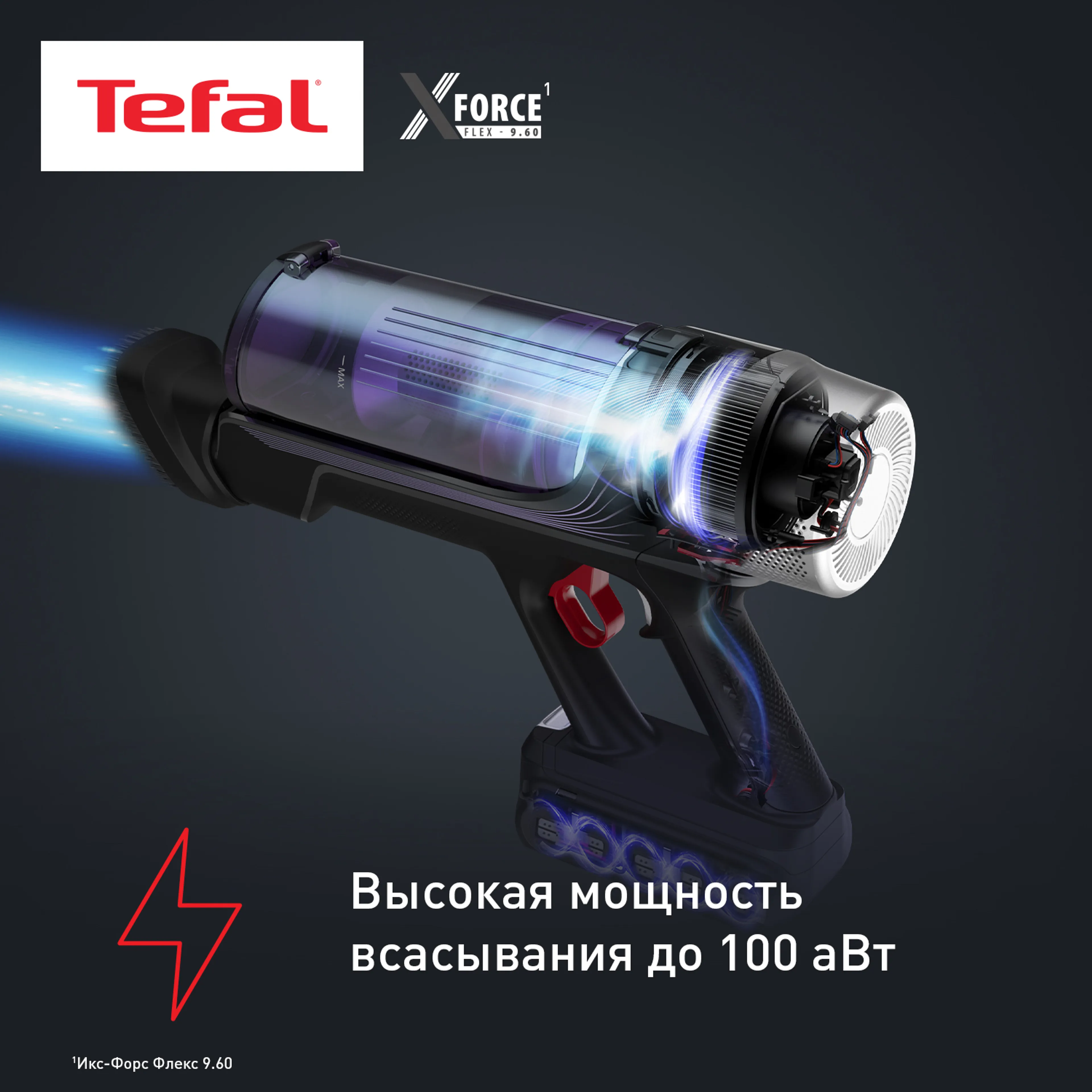 Беспроводной пылесос Tefal X-Force Flex 9.60 Allergy  TY2038WO купить в официальном магазине