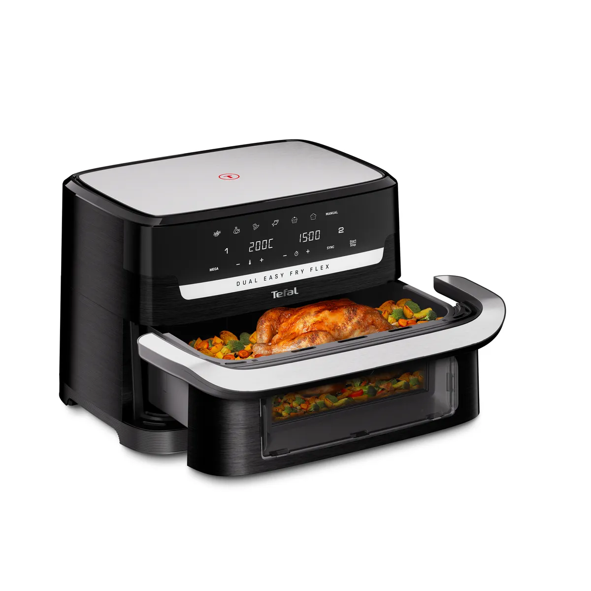 цена на Аэрогриль Tefal Dual Easy Fry Flex EY9228E0
