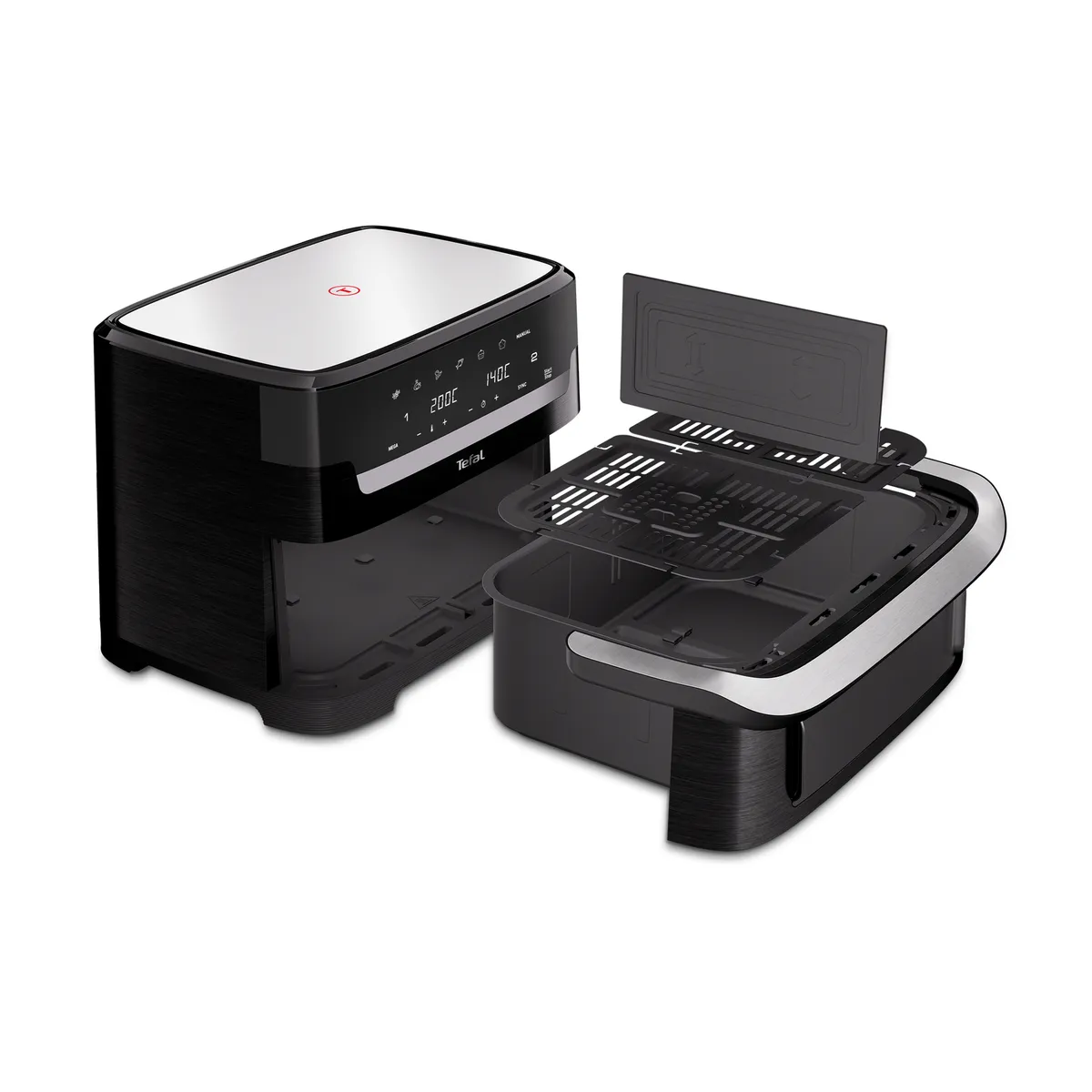 Аэрогриль Tefal Dual Easy Fry Flex EY9228E0 купить в официальном магазине