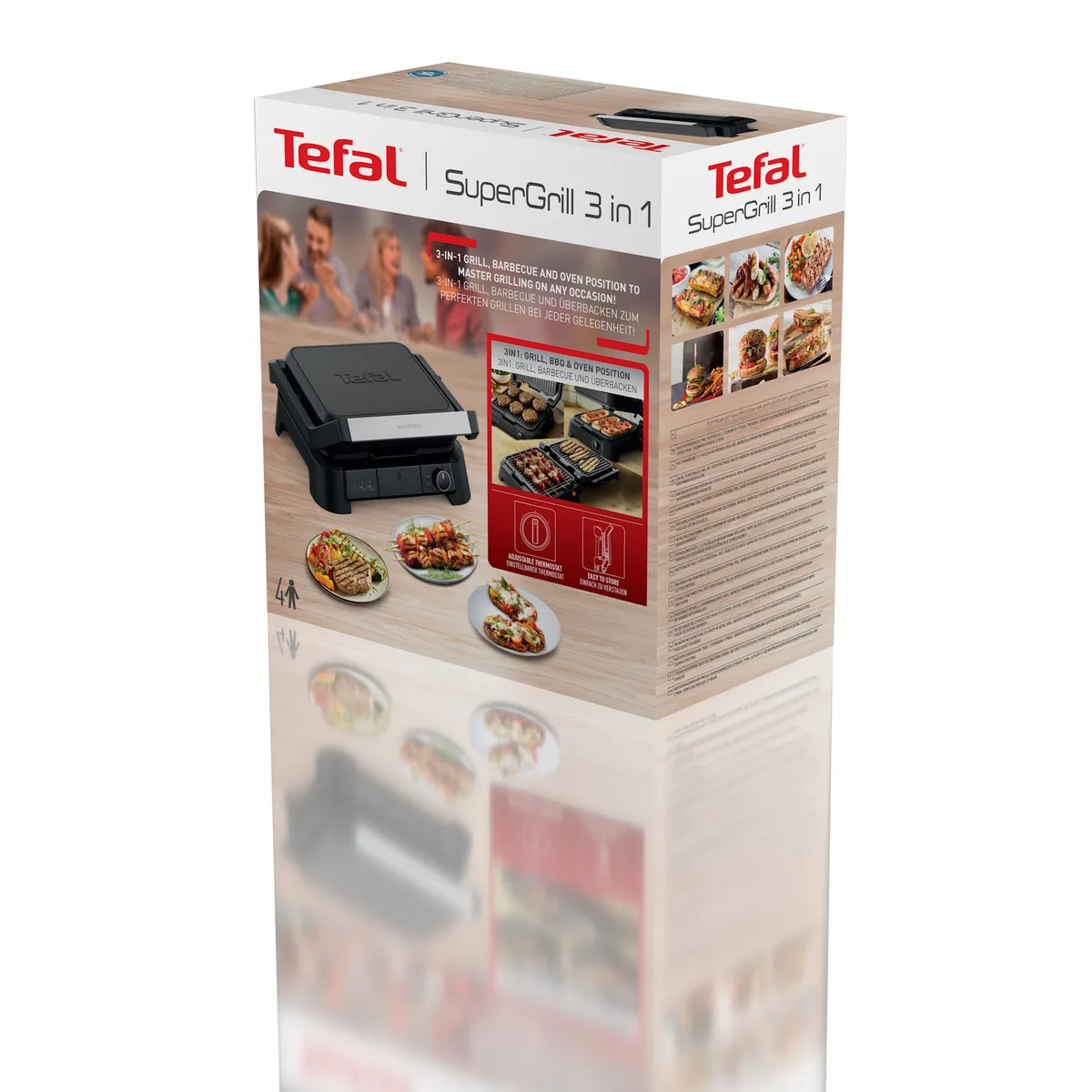 Электрогриль Tefal SuperGrill 3 в 1 GC5108E0