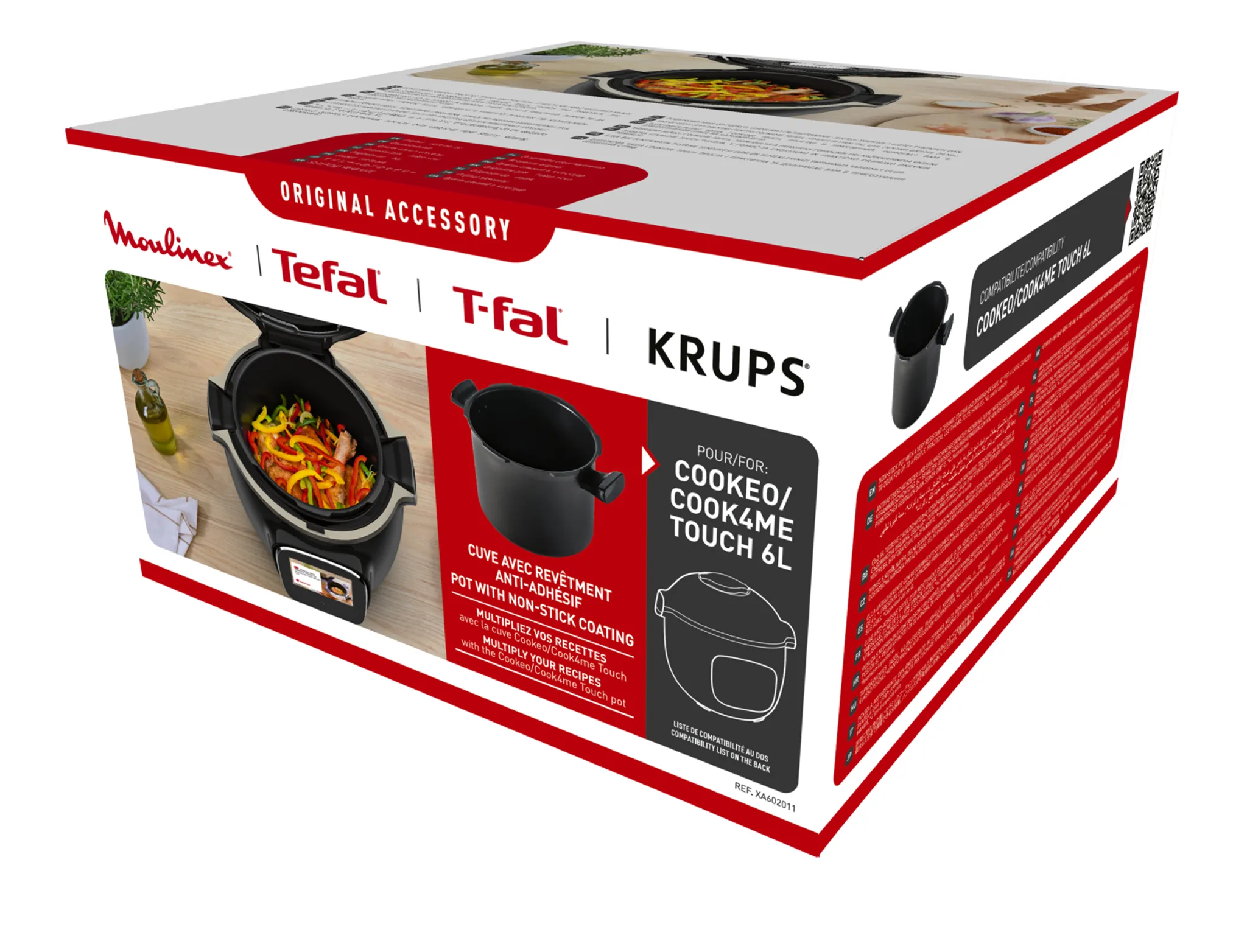 Чаша для мультиварки Tefal Cook4me Touch XA602011