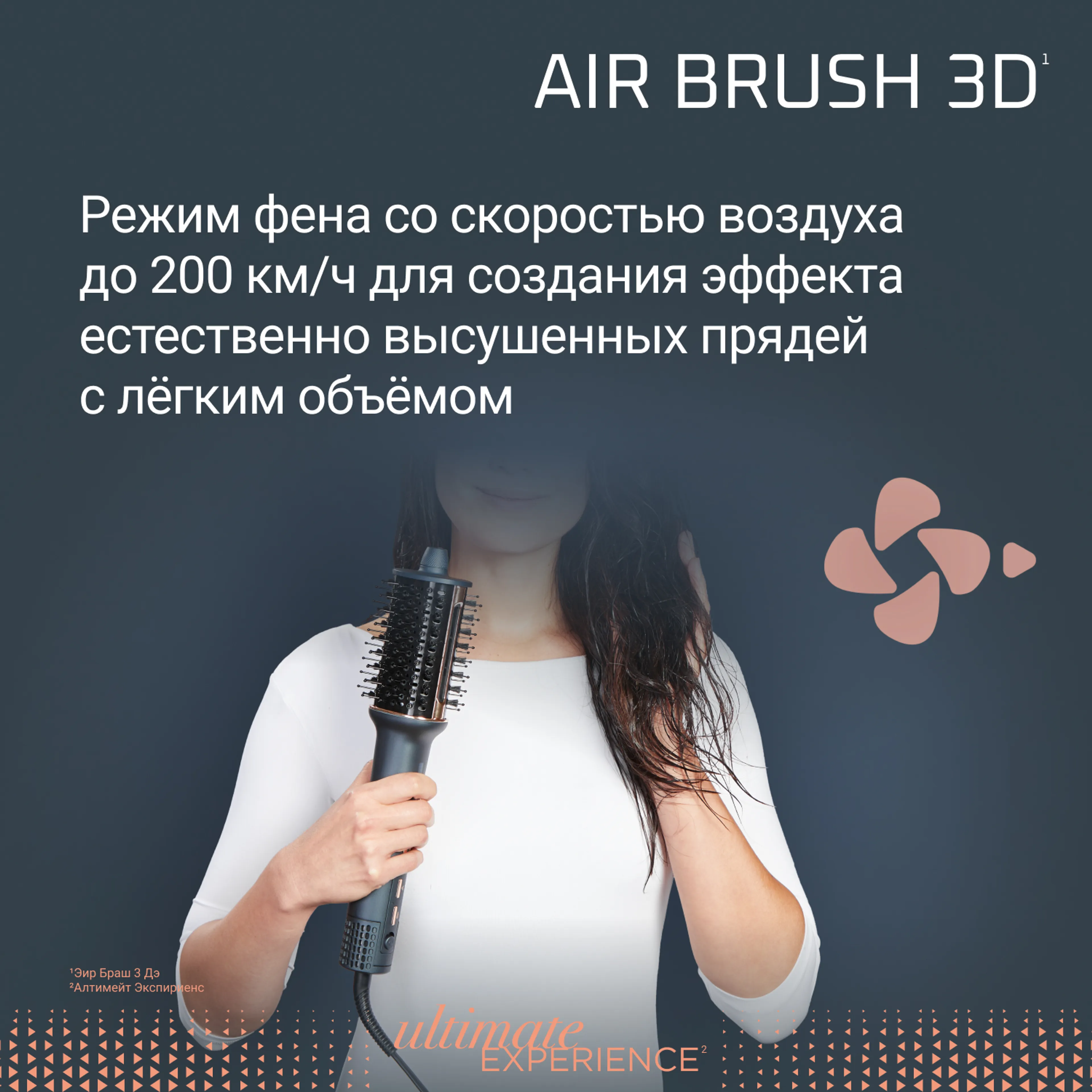 Фен-щетка Rowenta Air Brush 3D UB9720E0