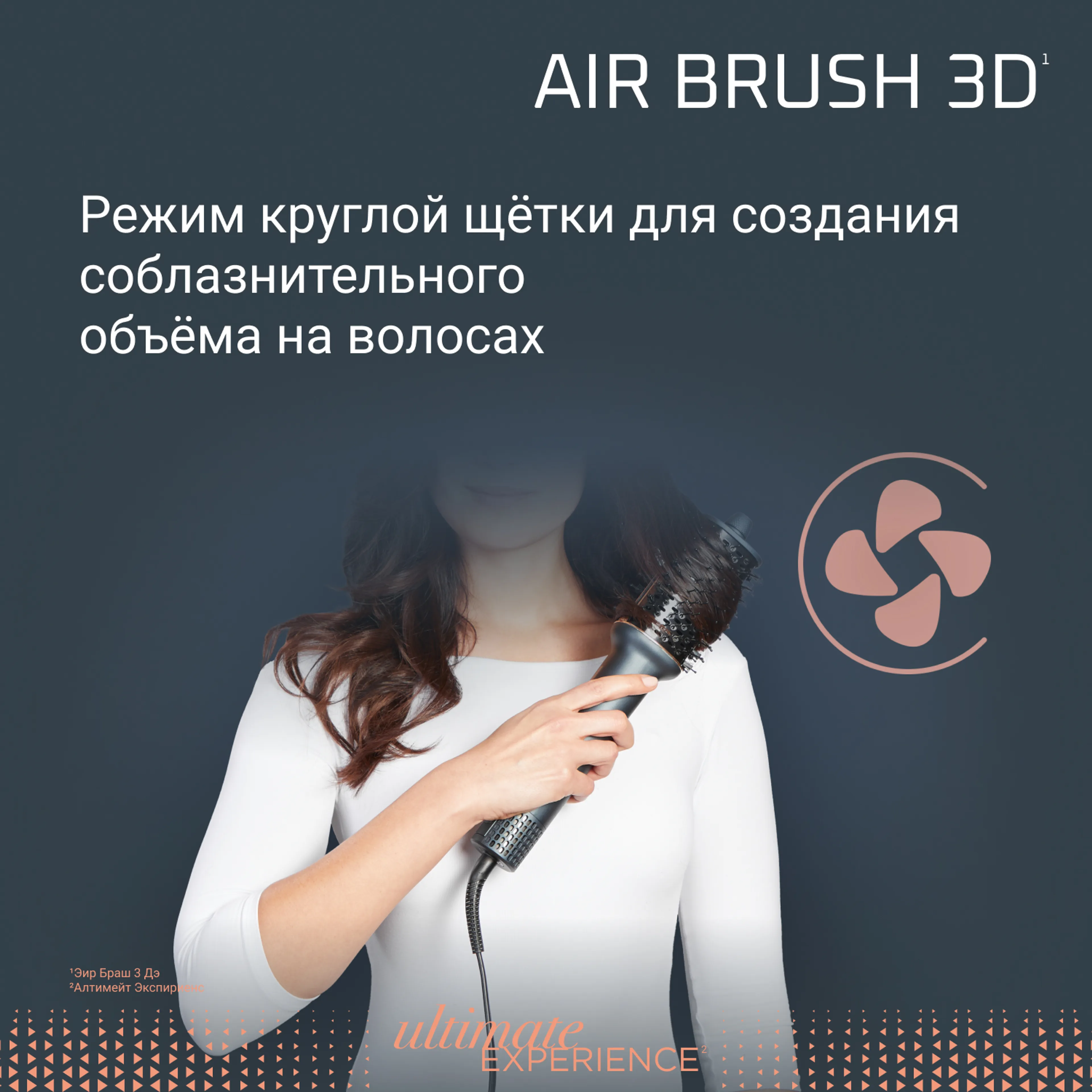 Фен-щетка Rowenta Air Brush 3D UB9720E0