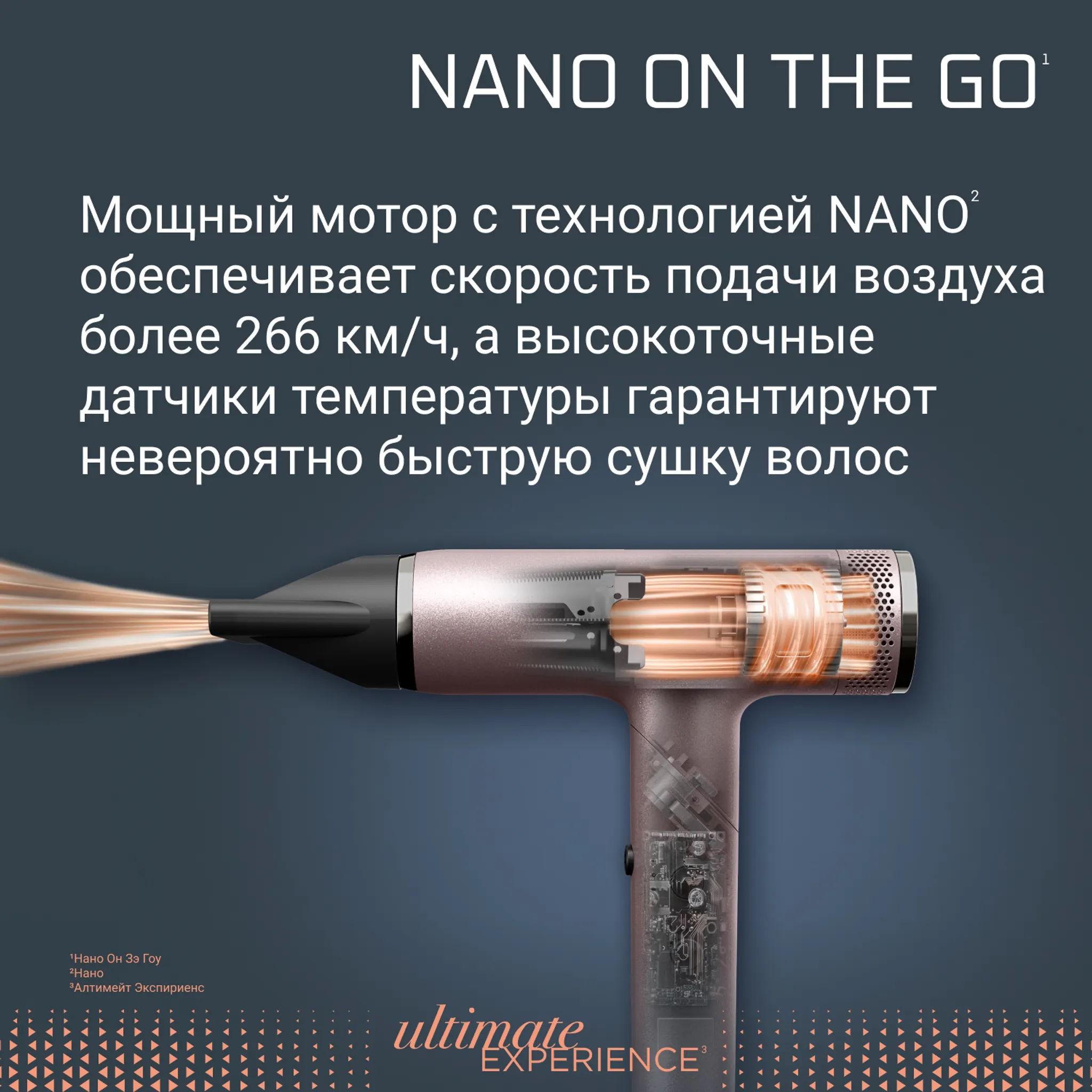 Складной фен Rowenta NANO