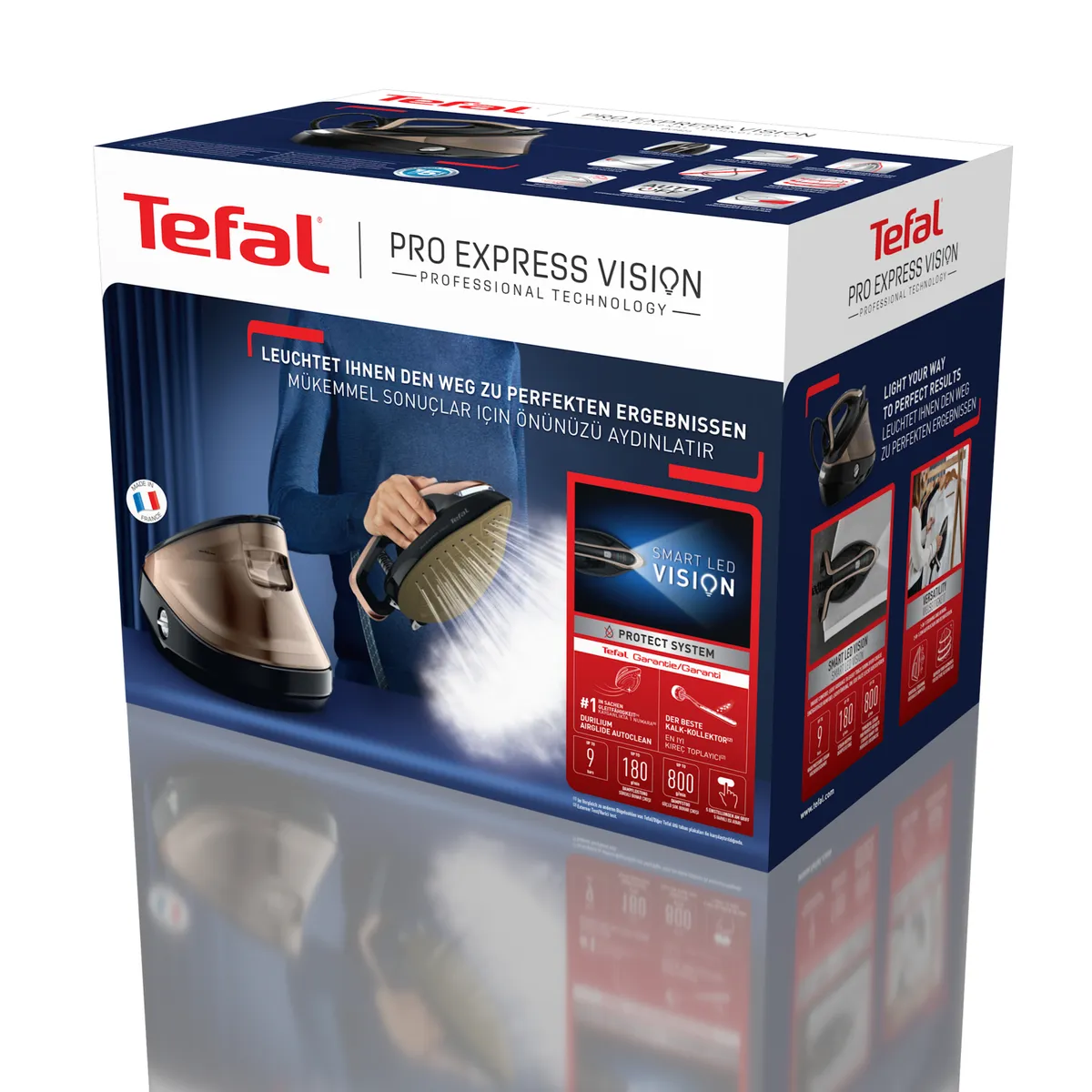 Парогенератор с умной подсветкой Tefal Pro Express Vision GV9823E1