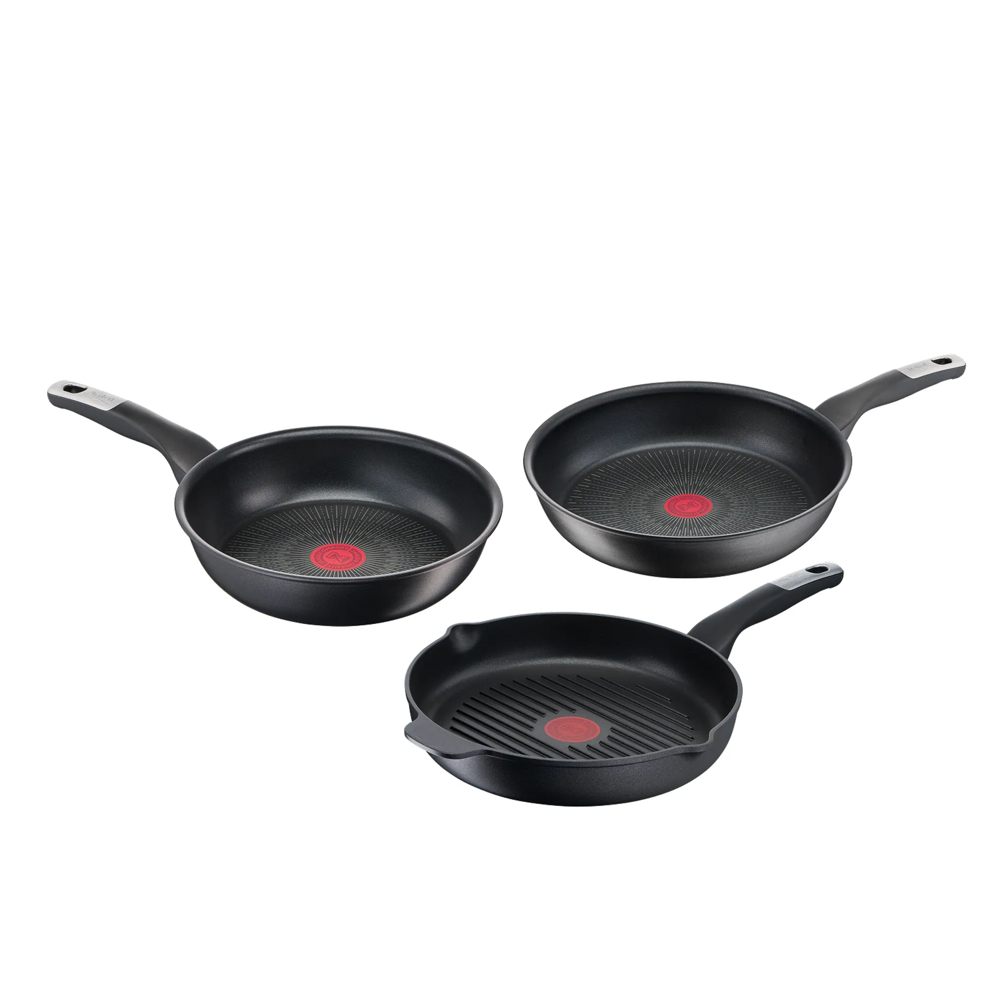 Набор сковород Tefal Unlimited S+ 3 предмета 24/26/28см фото