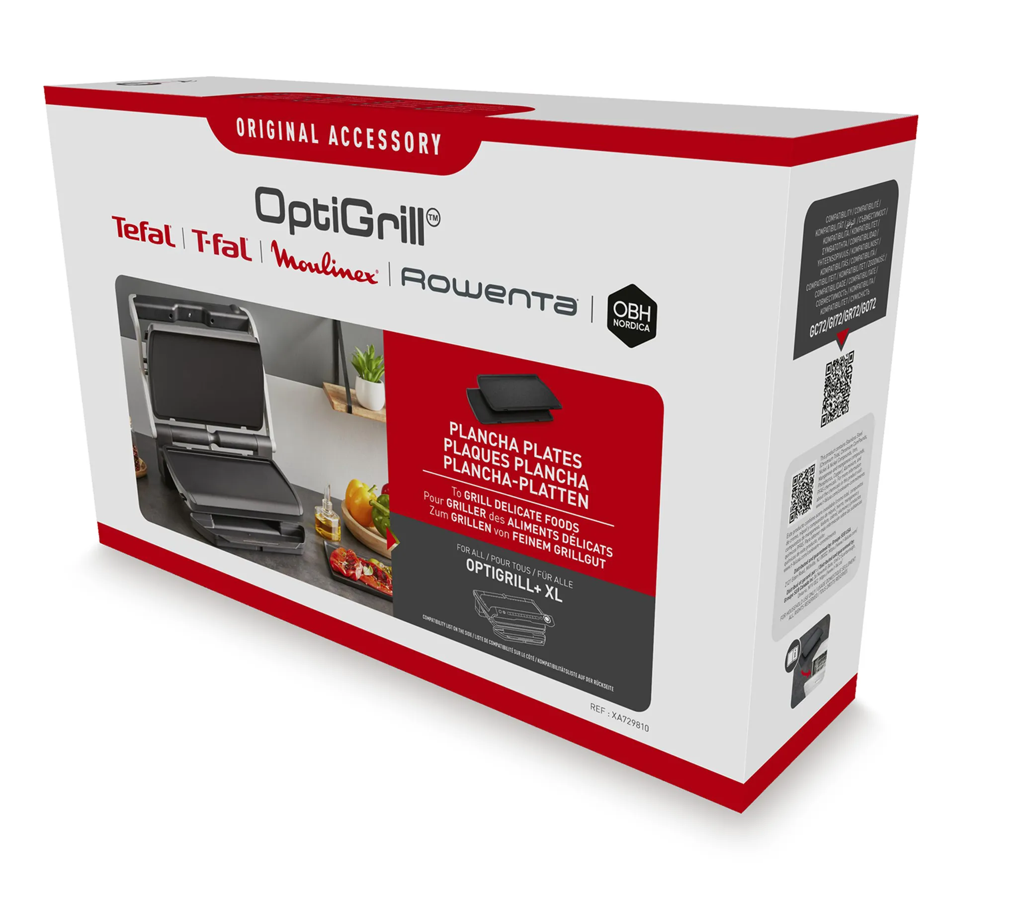 Пластины планча для гриля Tefal XA729810