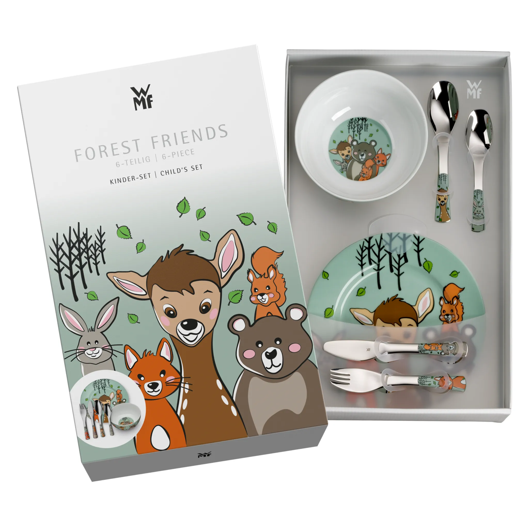 Детский набор WMF Forest Friends, 6 предметов