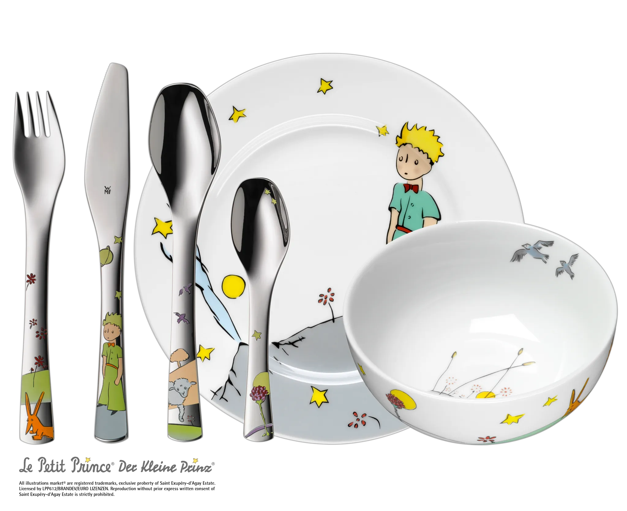 Детский набор WMF The Litle Prince 6 предметов фото