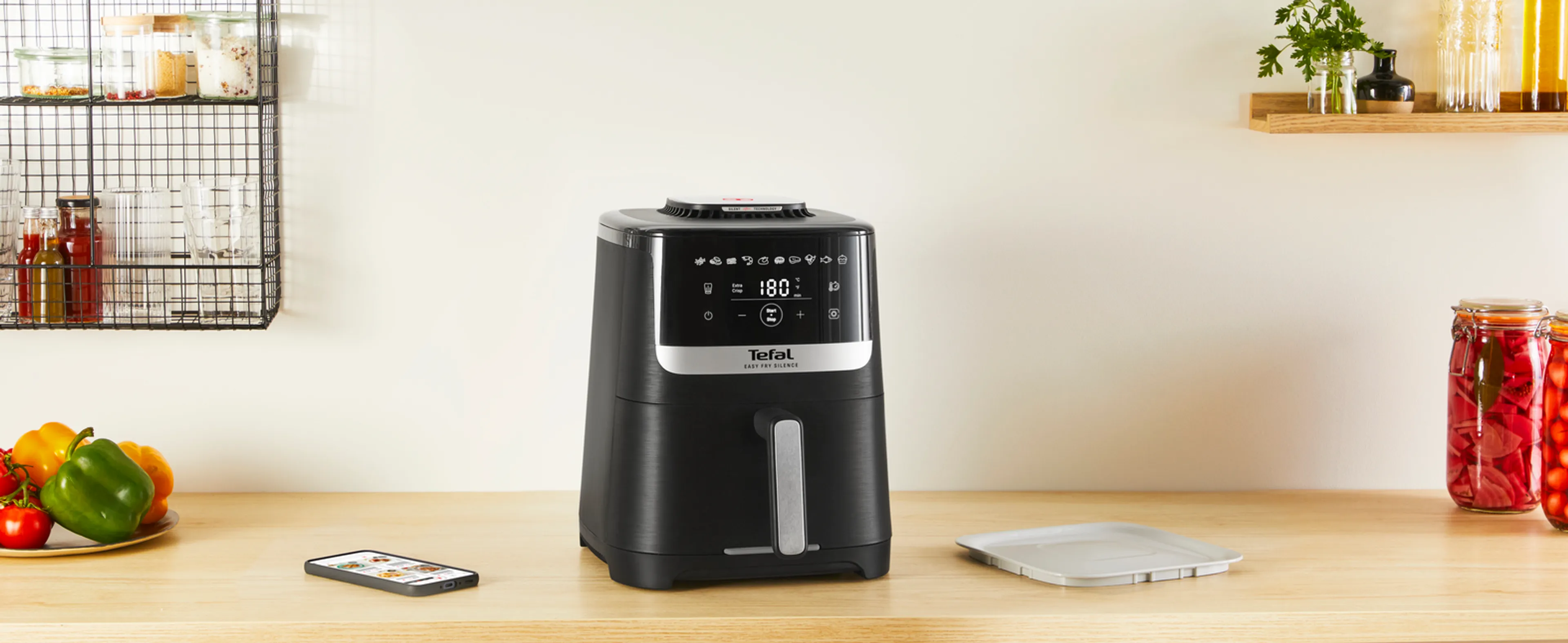 цена на Аэрогриль Tefal Easy Fry Silence EY5528E0