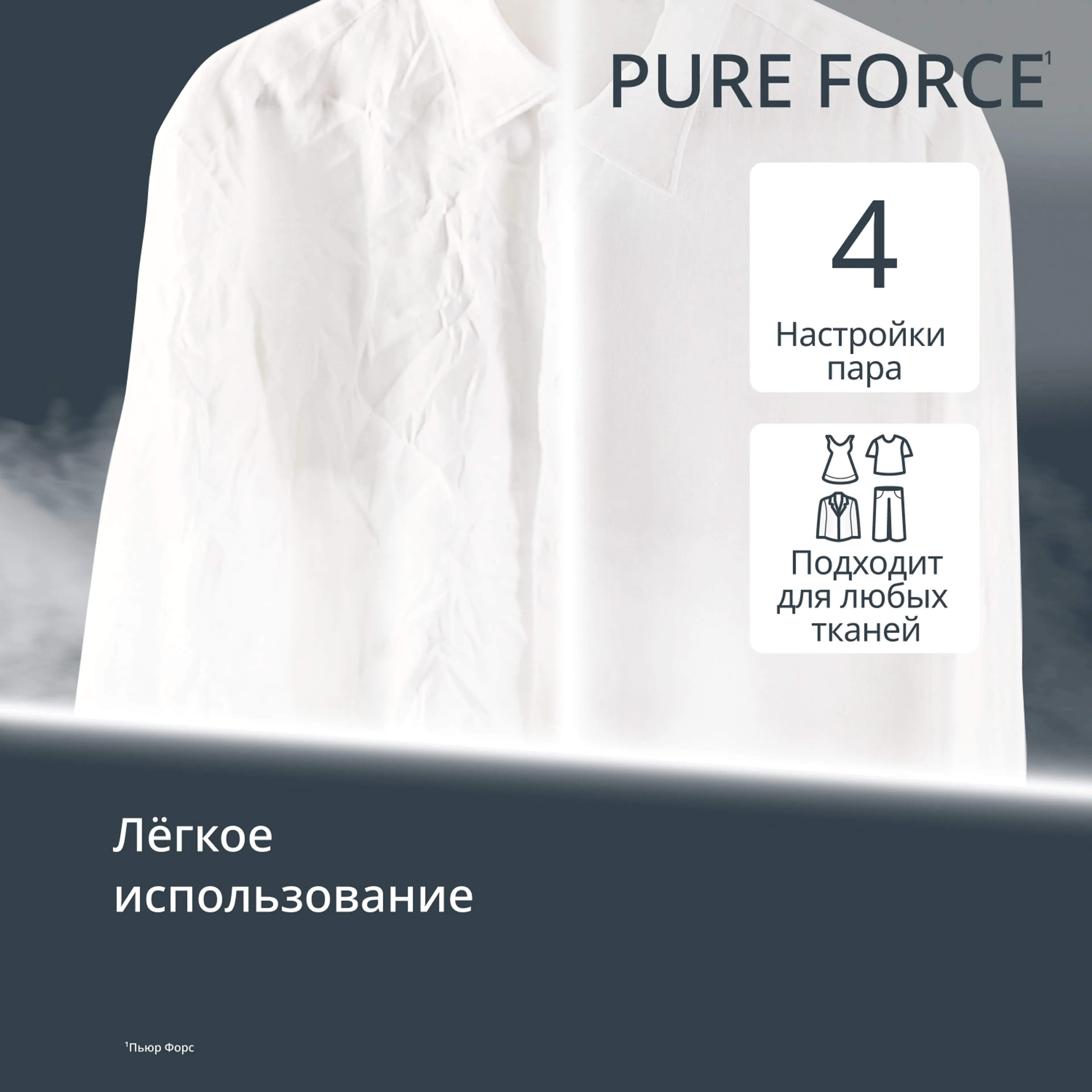 Ручной отпариватель Tefal Pure Force DT8765E0