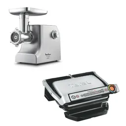 Мясорубка Tefal ME856D32 + Электрогиль Tefal GC712D34