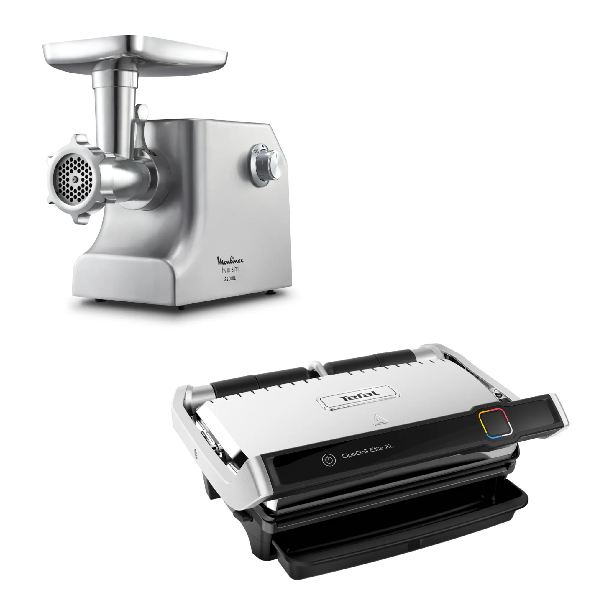 Мясорубка Moulinex ME856D32 + Электрогиль Tefal GC760D30 фото