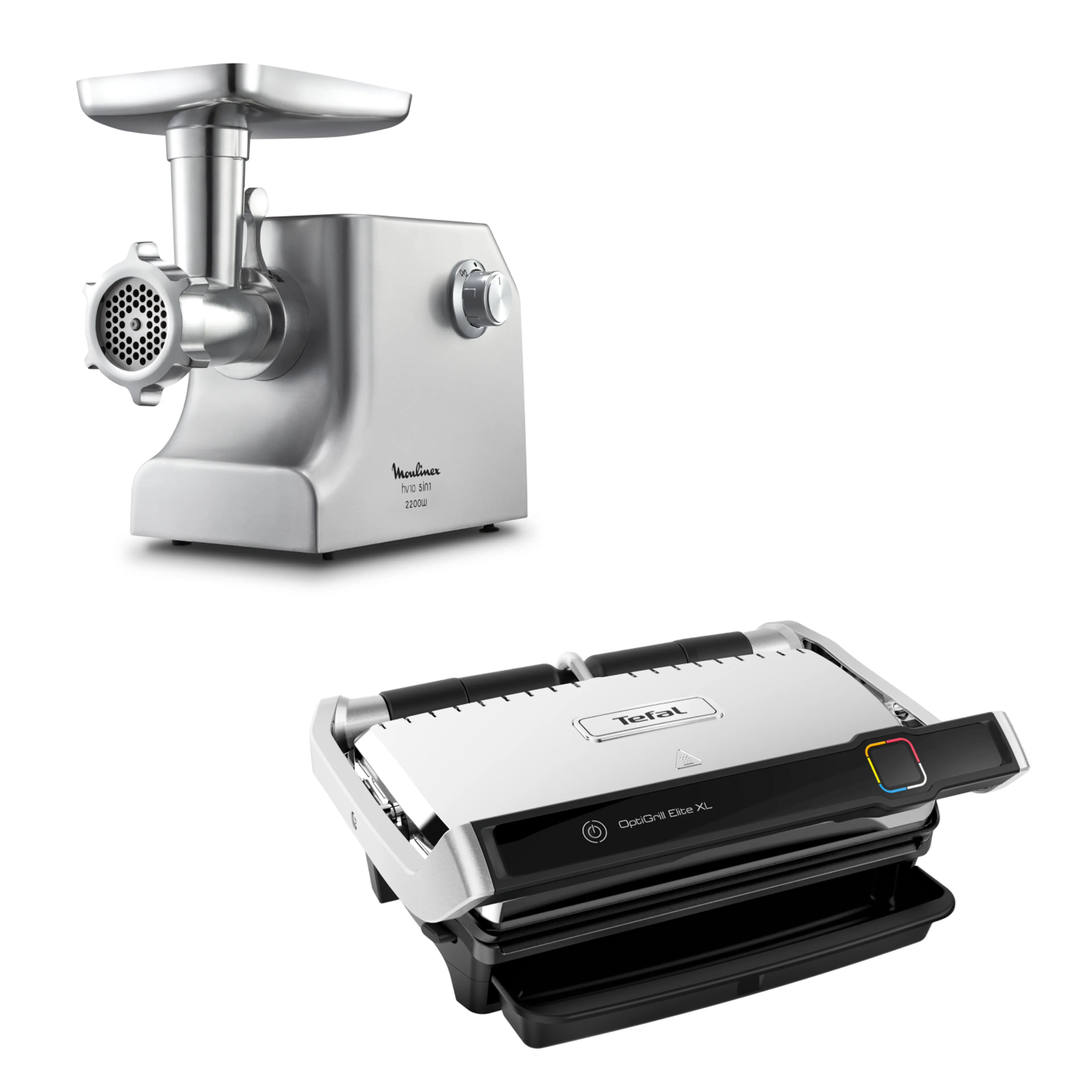 Мясорубка Tefal ME856D32 + Электрогиль Tefal GC760D30 фото