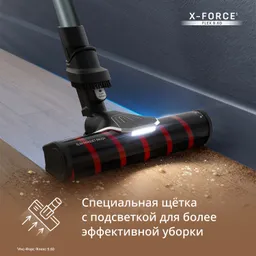 Беспроводной вертикальный моющий пылесос Tefal X-Force Flex 9.60 Allergy Parquet TY2048F1