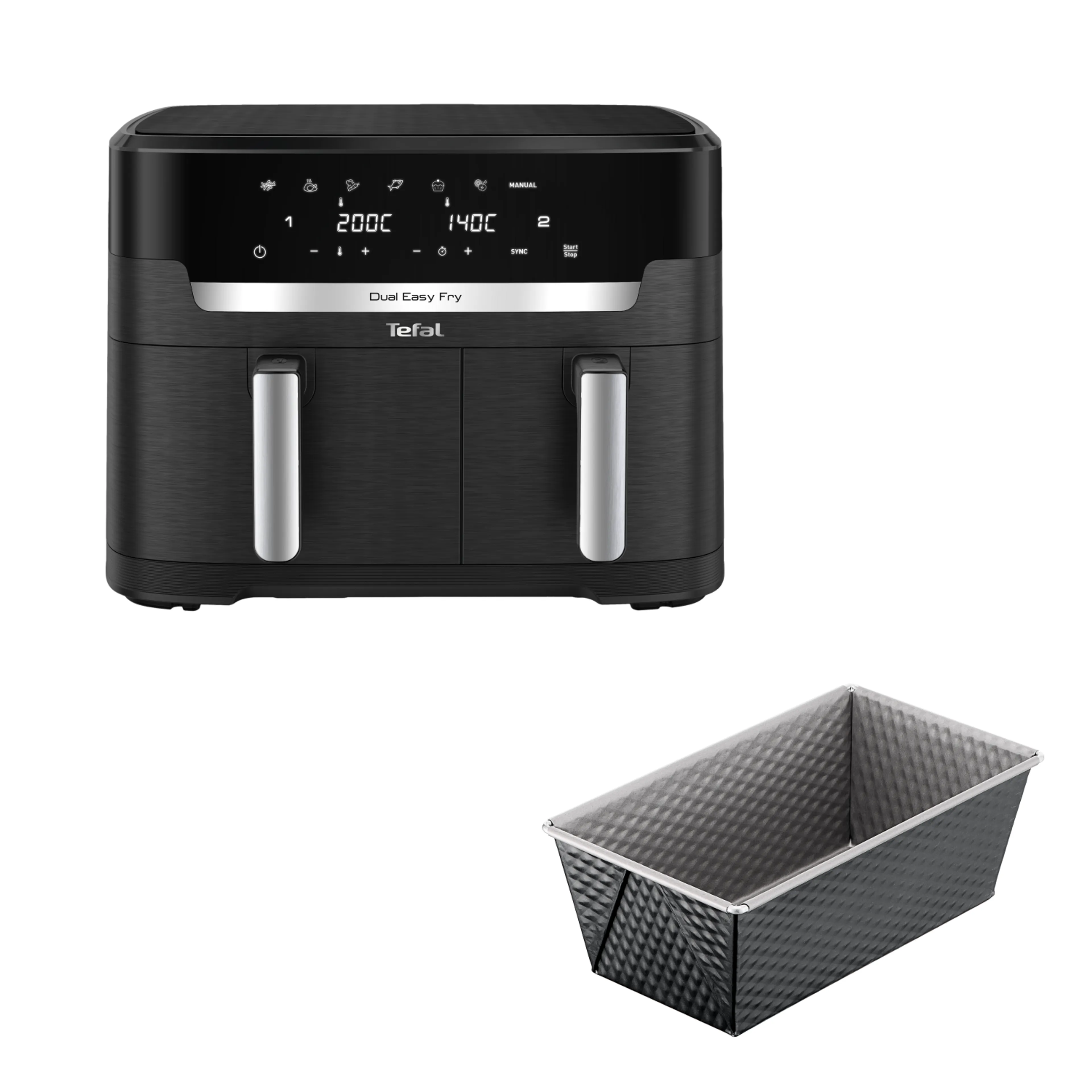 Аэрогриль Tefal EY9428E0 + Форма для выпечки Tefal J1760325 фото