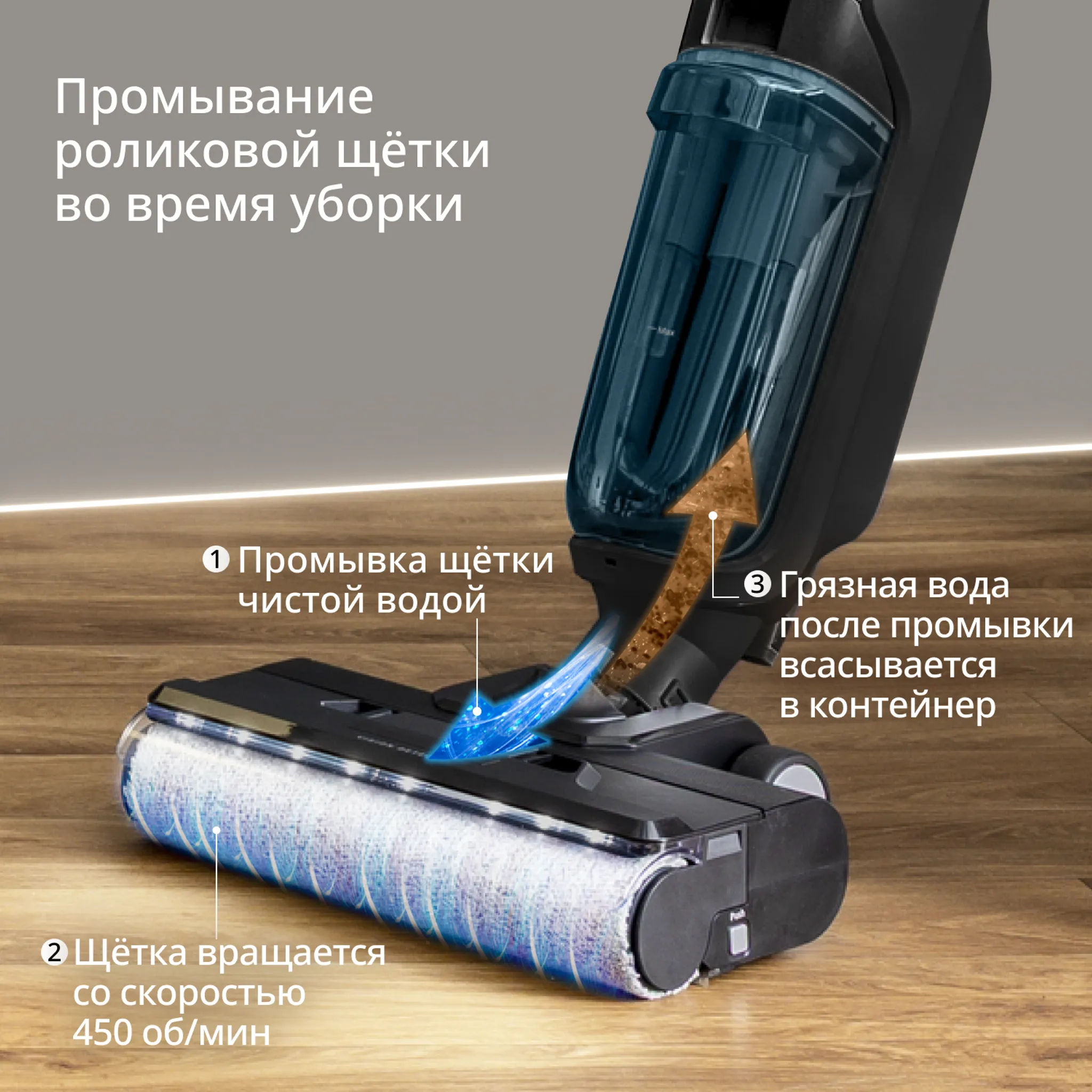 Моющий пылесос Tefal X-Clean 5 GF5555F0