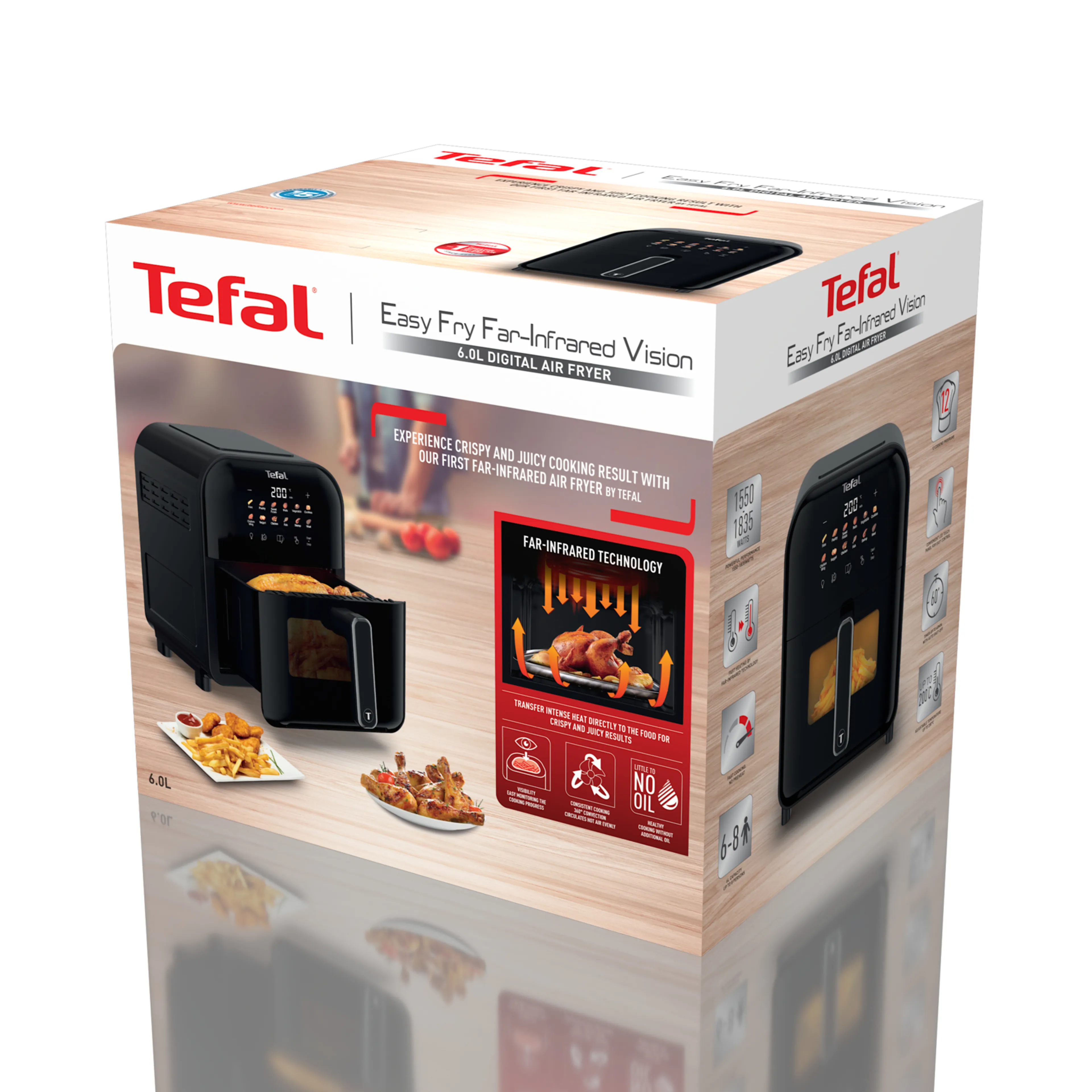 Аэрогриль Tefal Easy Fry Far-Infrared Vision EY8218F0