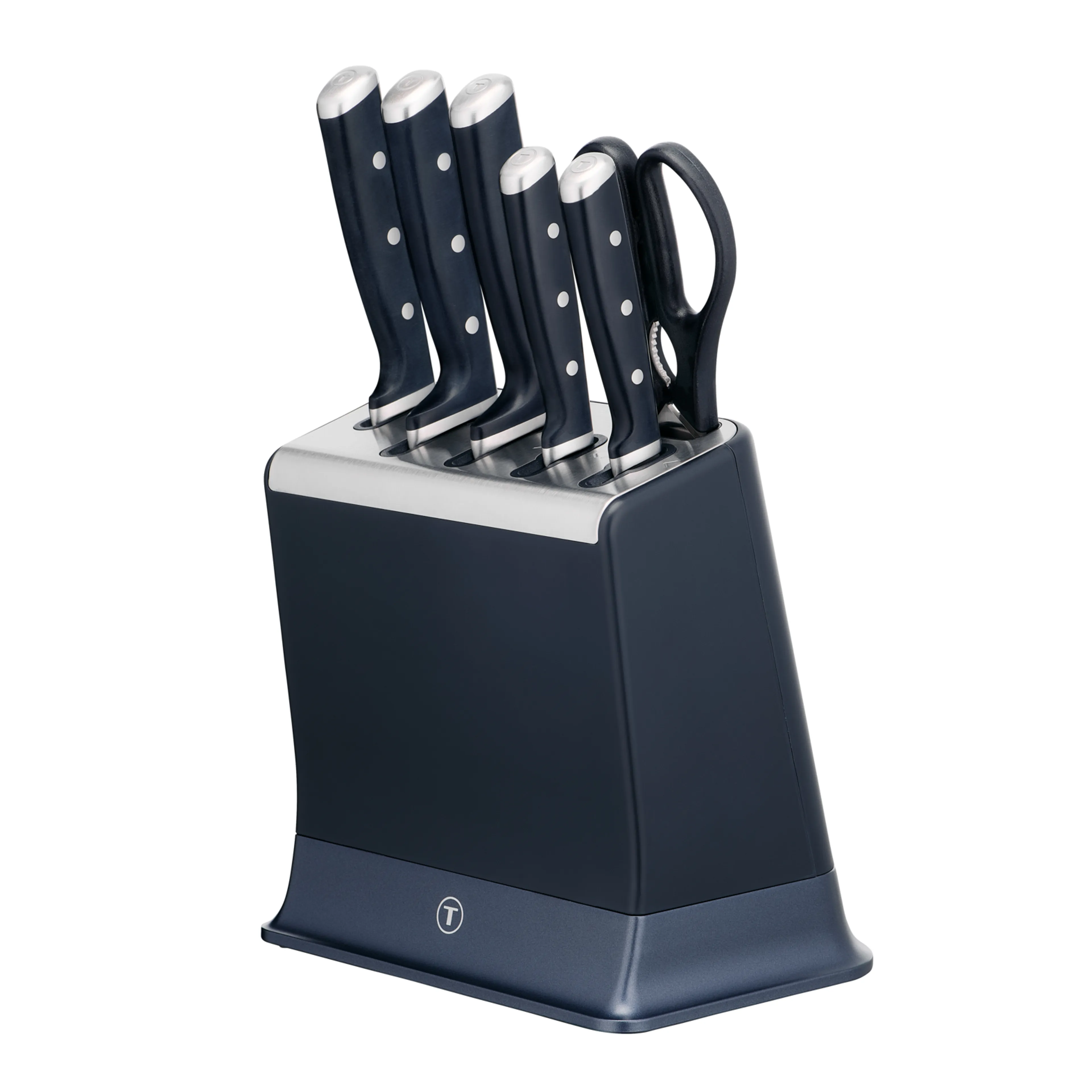 Набор ножей и блок Tefal Ever Sharp PRO  со встроенной точилкой 6 предметов K297S744 фото