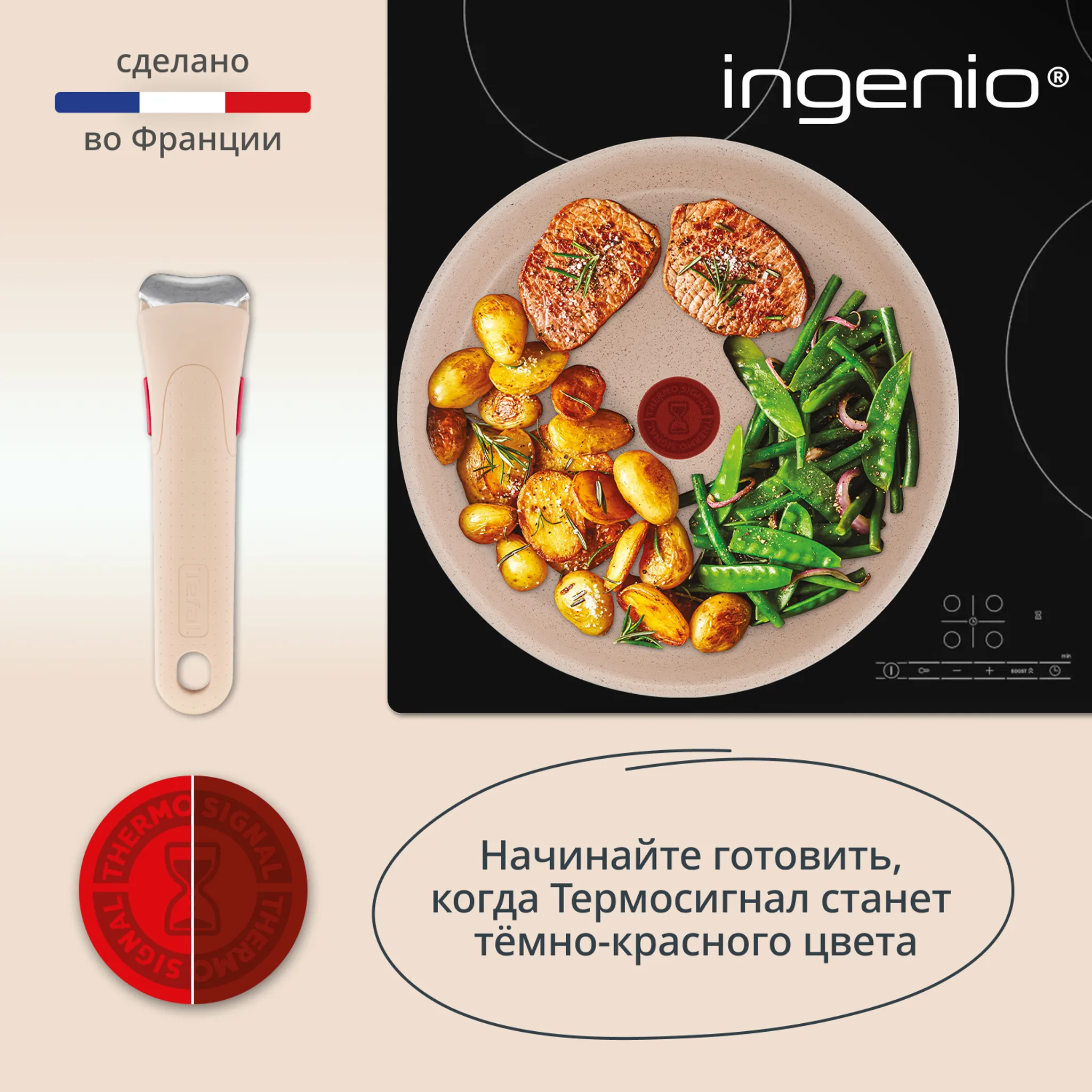 Набор посуды Tefal Ingenio Delight 6 предметов L7839522