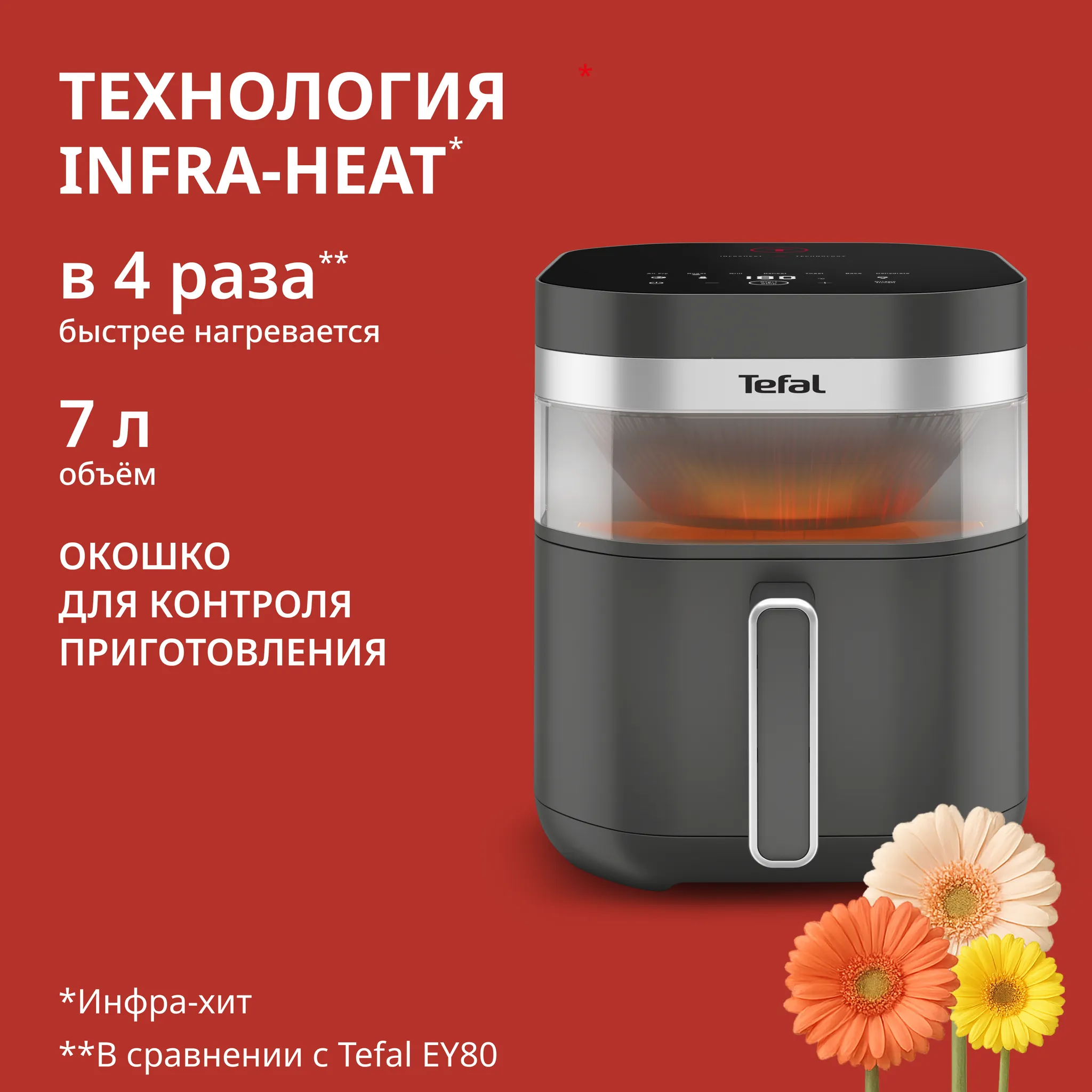 Аэрогриль Tefal Easy Fry Infrared EY832HE0 фото