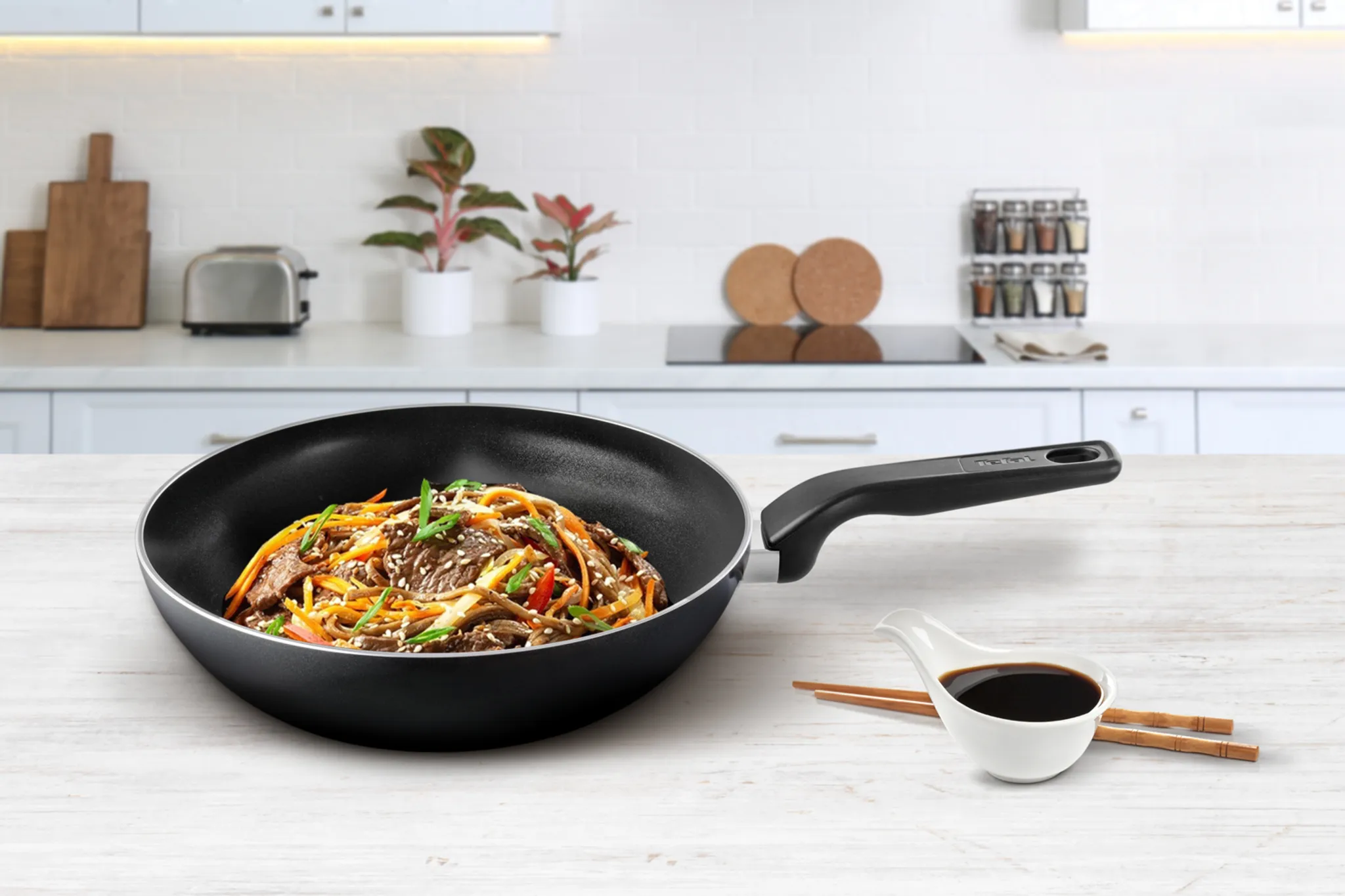 Индукционная сковорода-вок Tefal Ultra+ 28 см 04238628