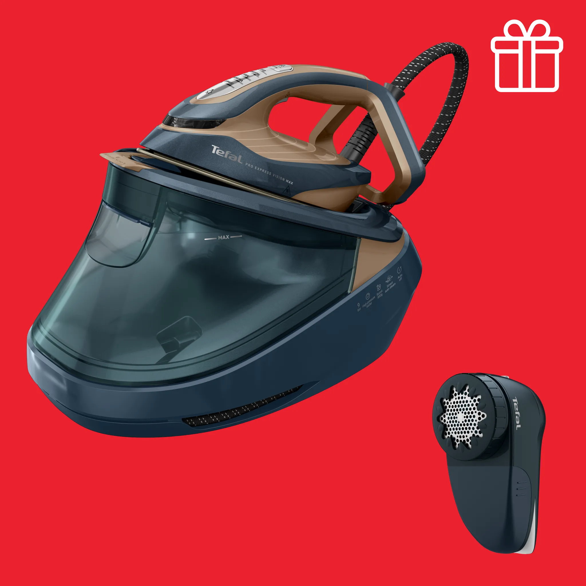 Парогенератор Tefal GV9920E0+Машинка JB7002E0 в подарок фото