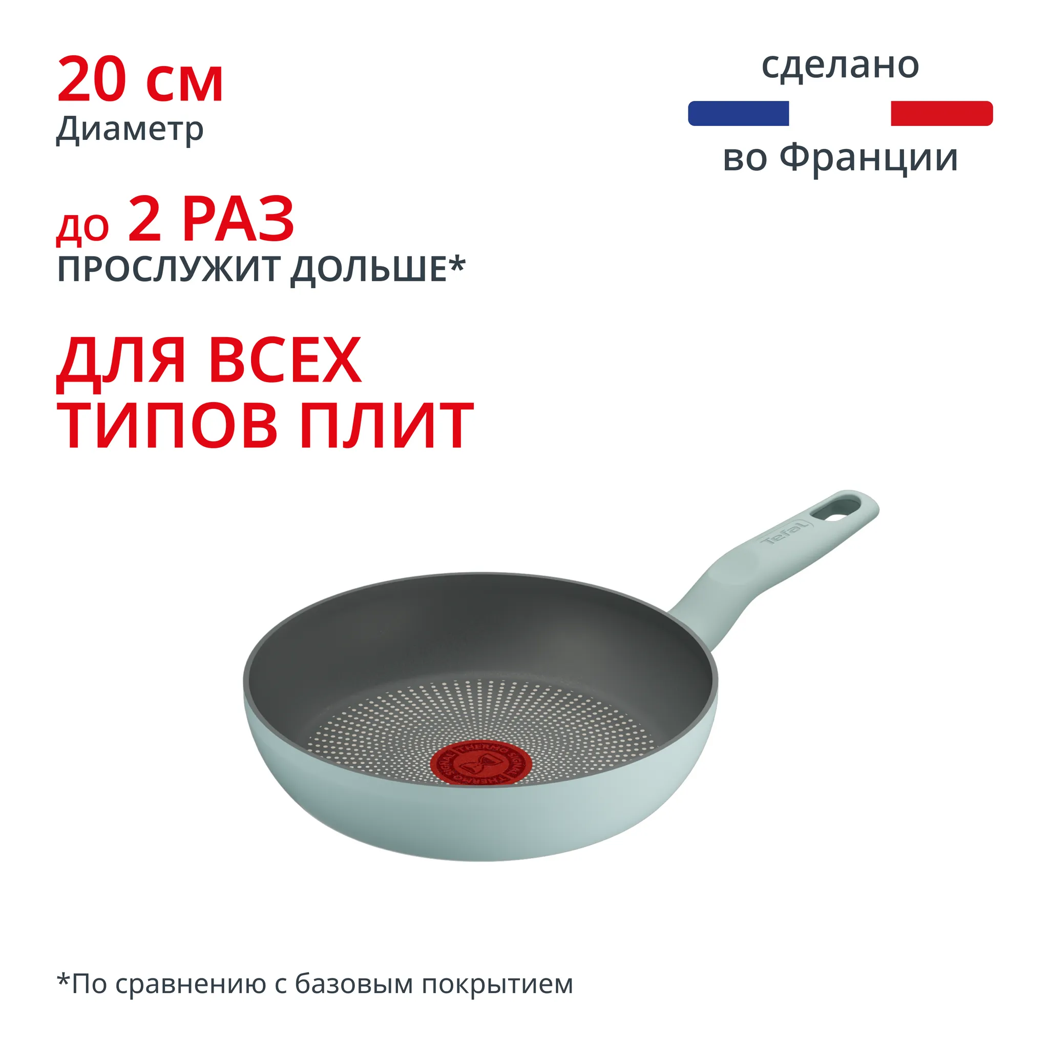Сковорода Tefal Halo Eucalyptus 20 см G0160202