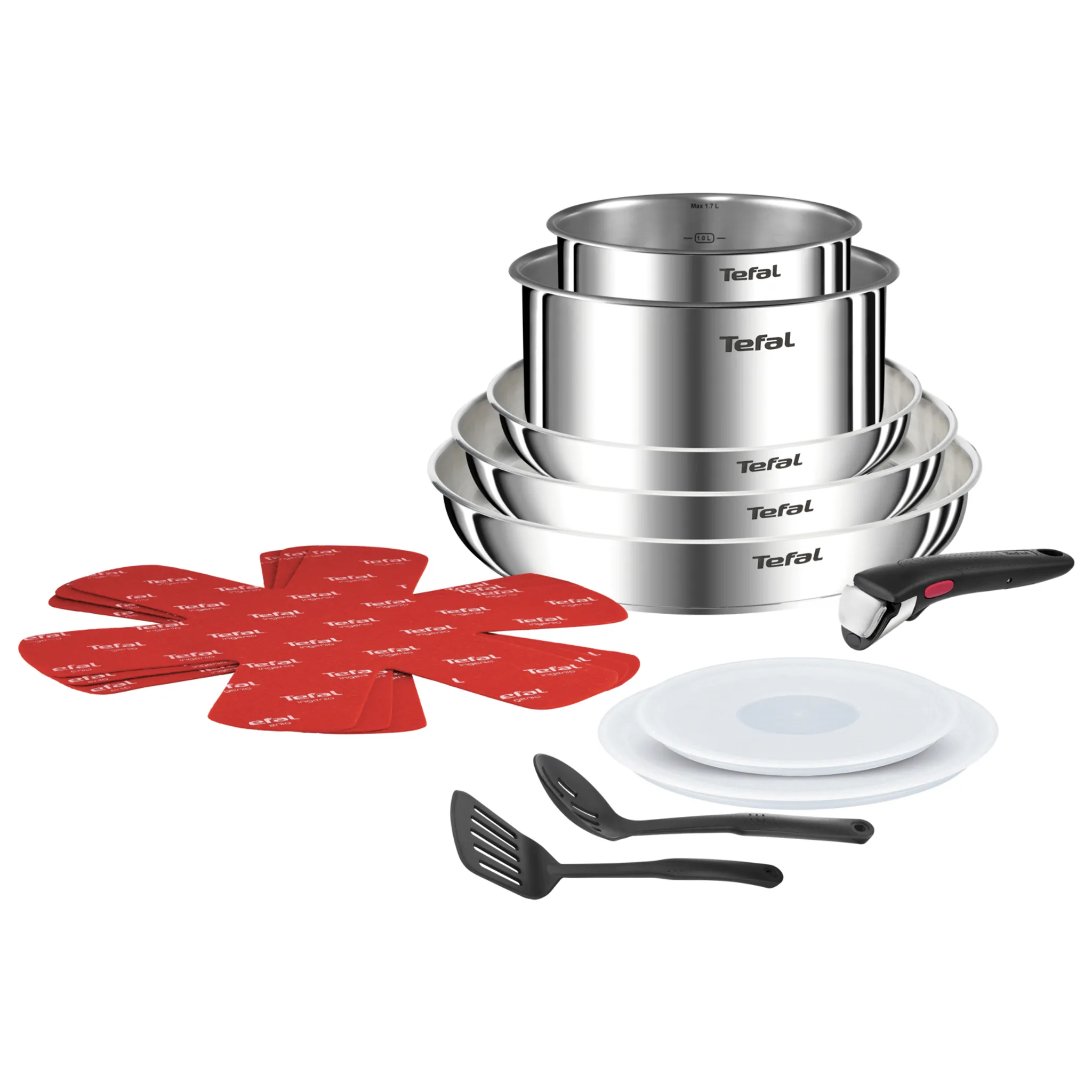 Набор посуды Tefal Ingenio Emotion L896SD04 13 предметов 16/20/22/26/28 см фото