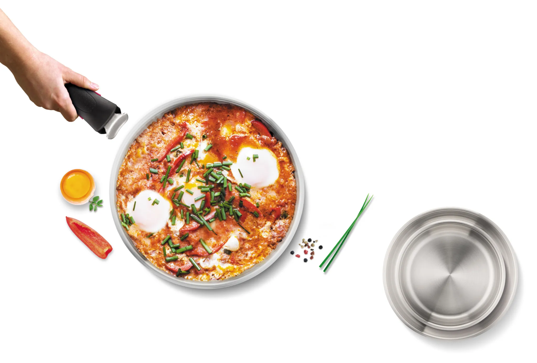 Набор посуды Tefal Ingenio Emotion L896SD04 13 предметов 16/20/22/26/28 см