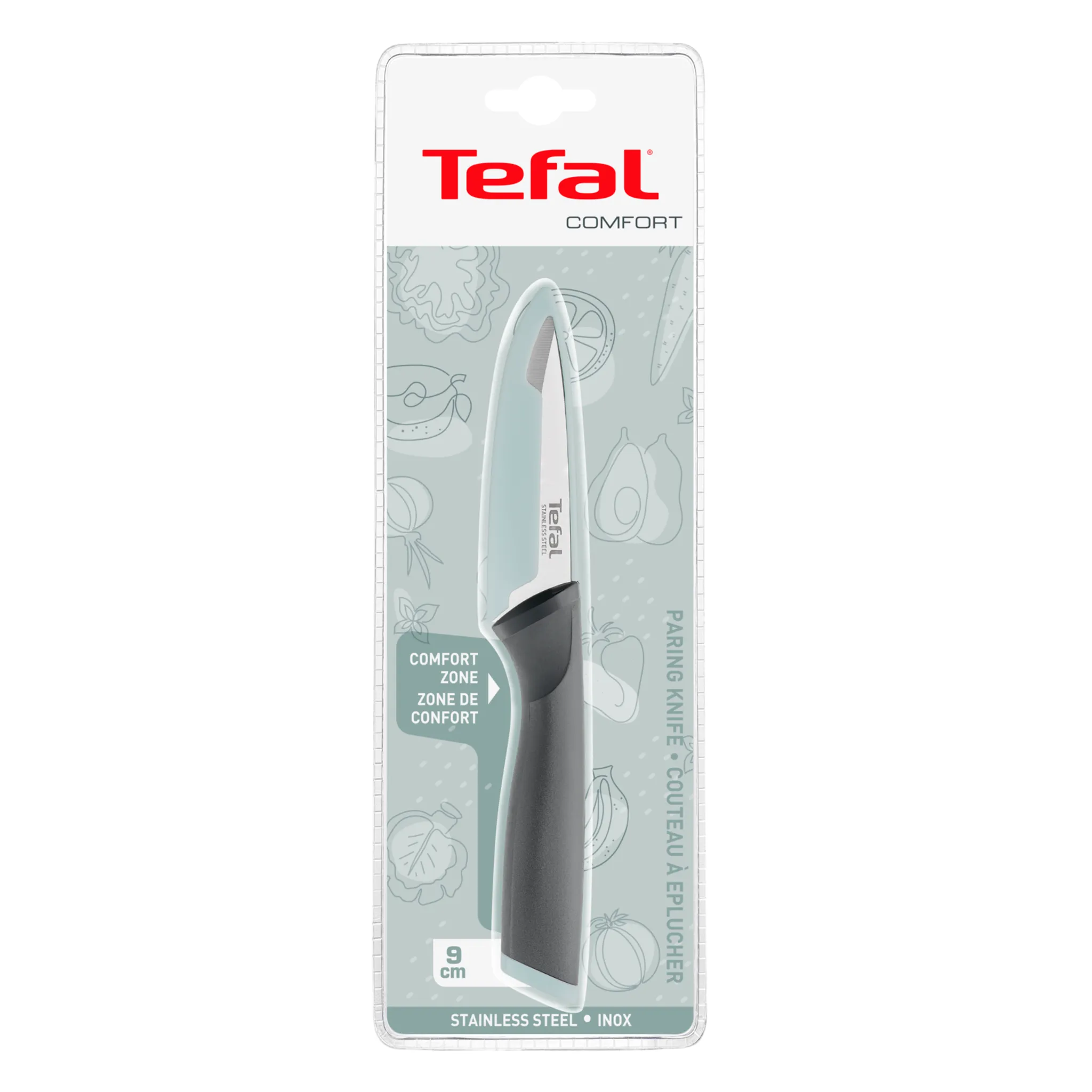 Овощной нож Tefal Comfort K2216555 9 см