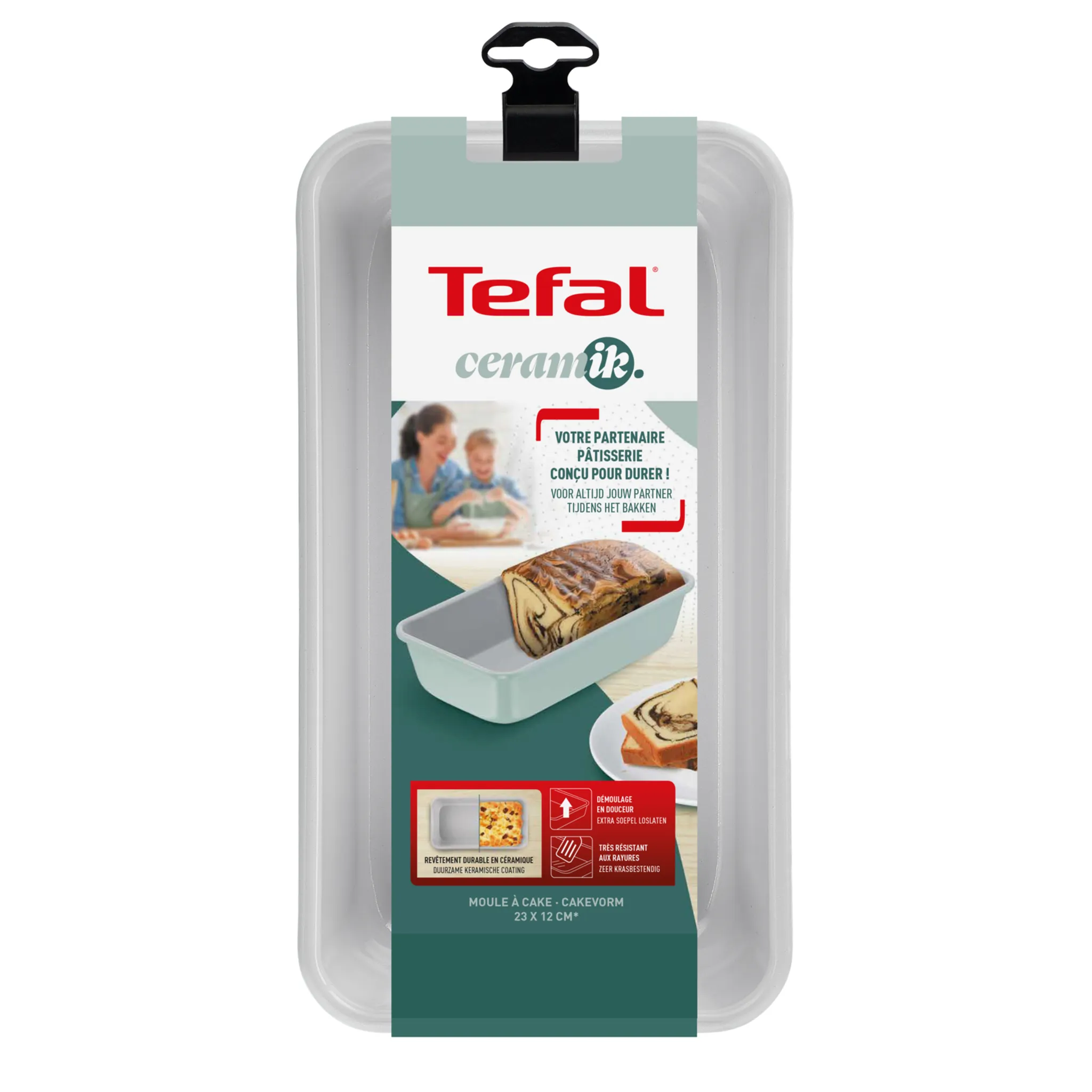 Форма для выпечки хлеба Tefal Ceramik J1755904 23х12 см