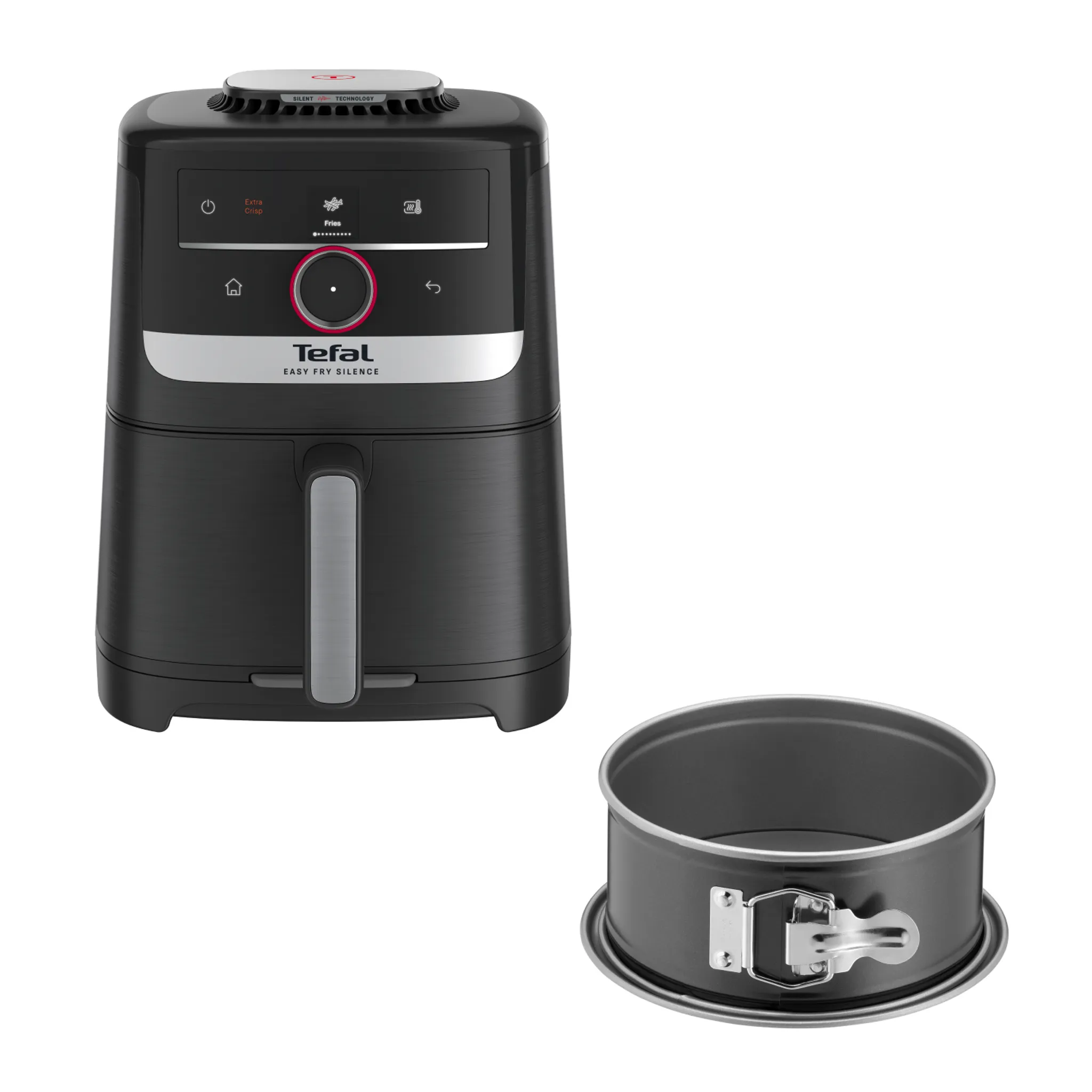 Аэрогриль Tefal Easy Fry EY5728E1 + Форма для электрогриля J1761425 18 см
