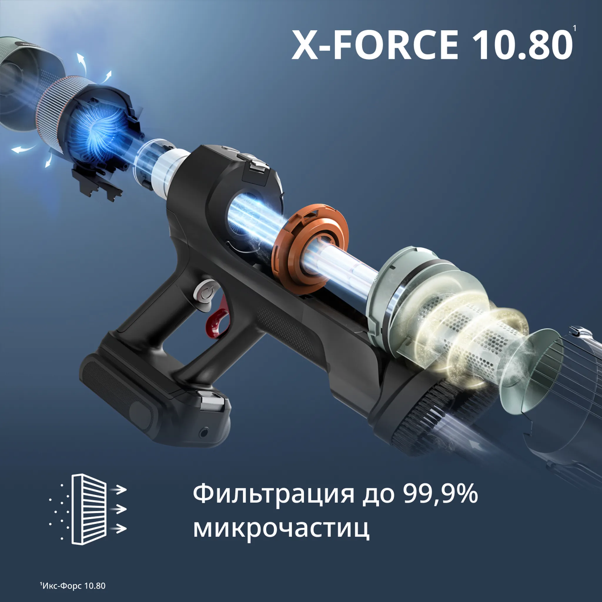 Беспроводной  пылесос Tefal X-Force Flex 10.80 TY7A32E0