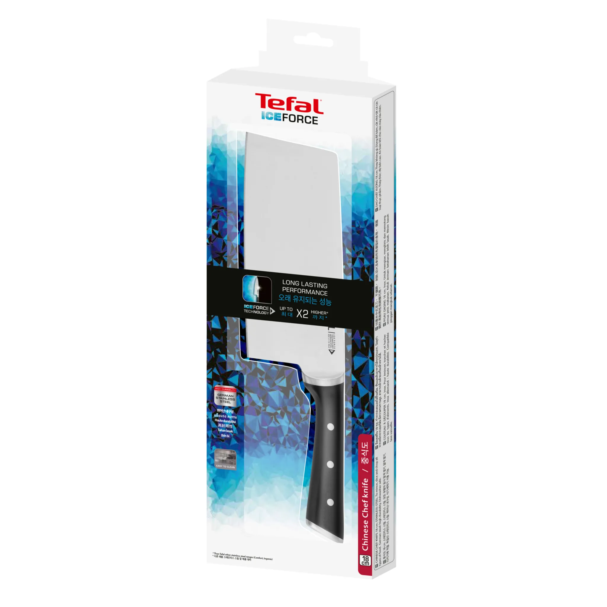 Нож топорик кухонный Tefal Ice Force K1750124,18 см
