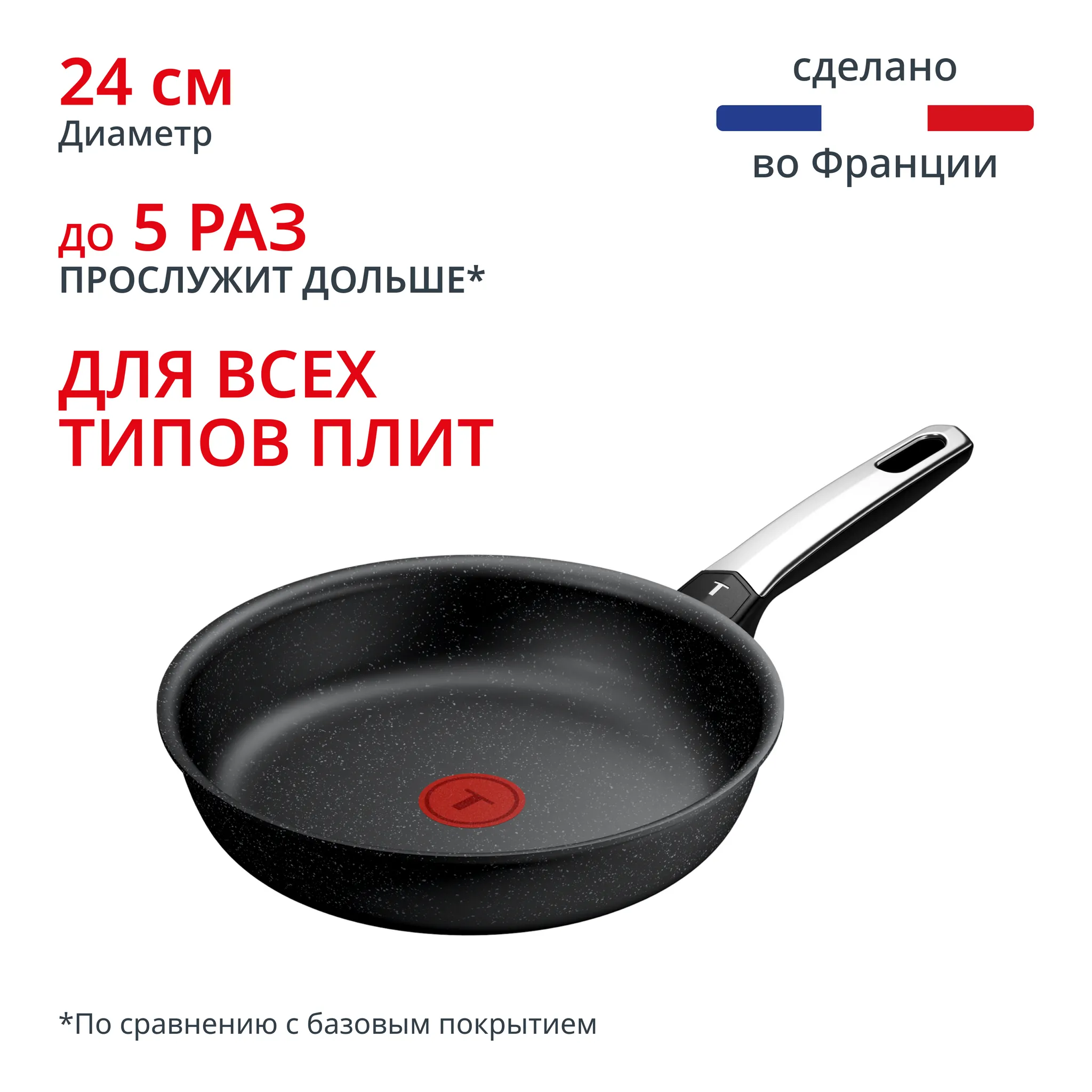 Индукционная сковорода Tefal Expertise+ 24 см G3330443