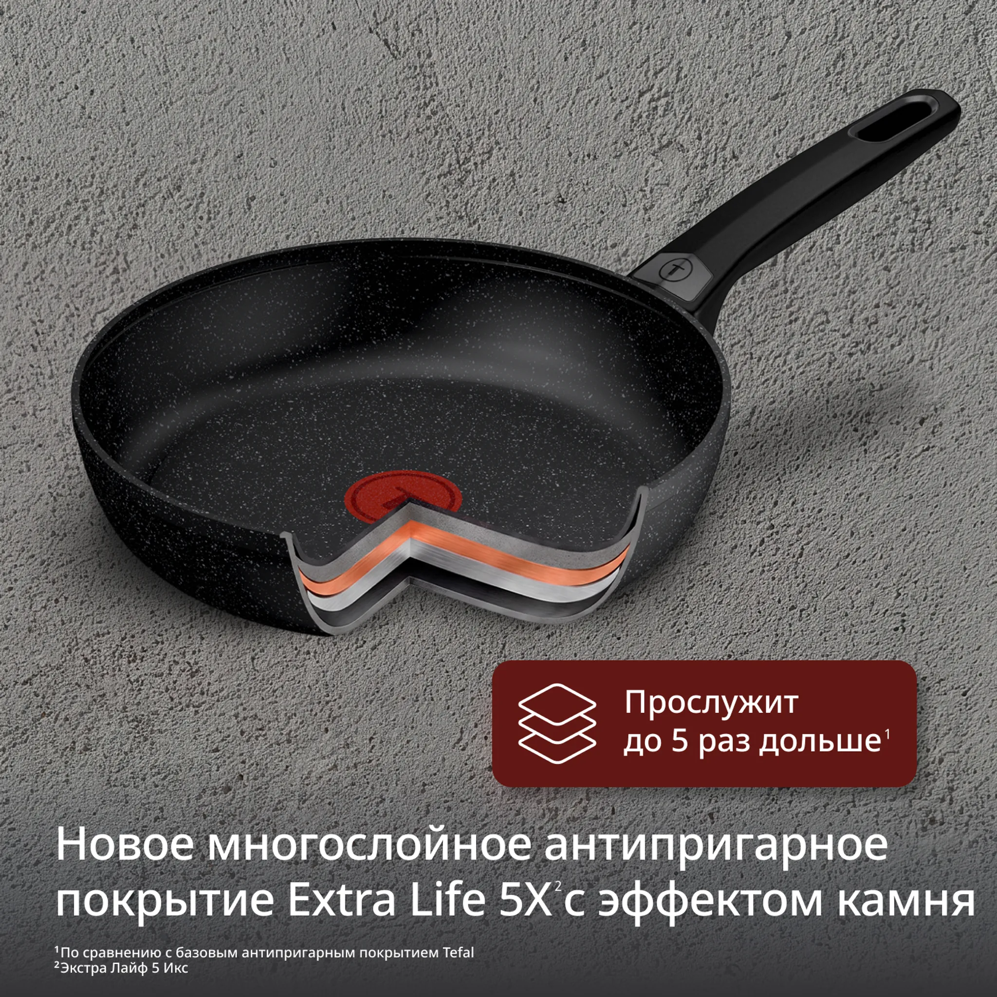 Индукционная сковорода Tefal Excell'Cook 28 см G3390632