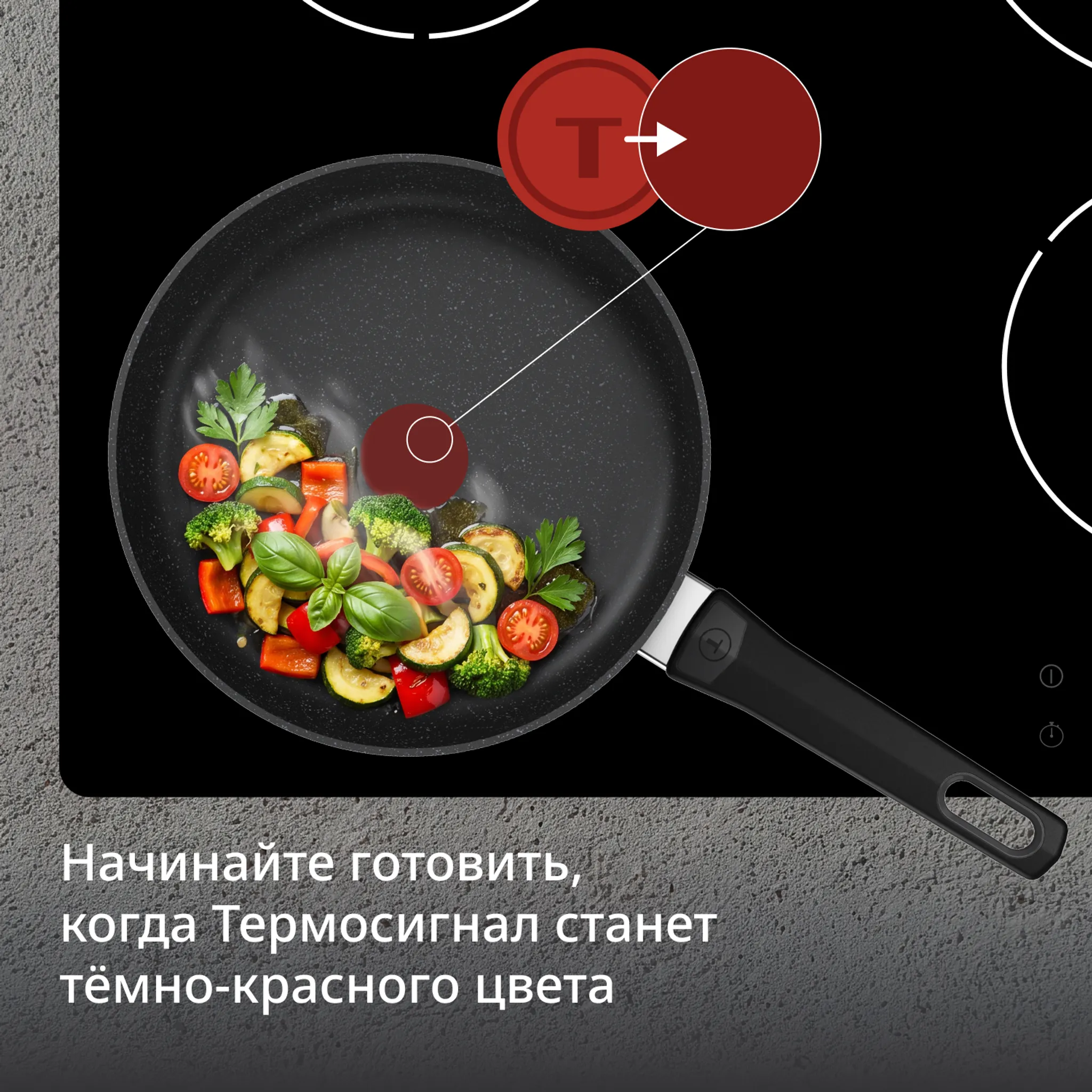 Индукционная сковорода Tefal Excell'Cook 24 см G3390432