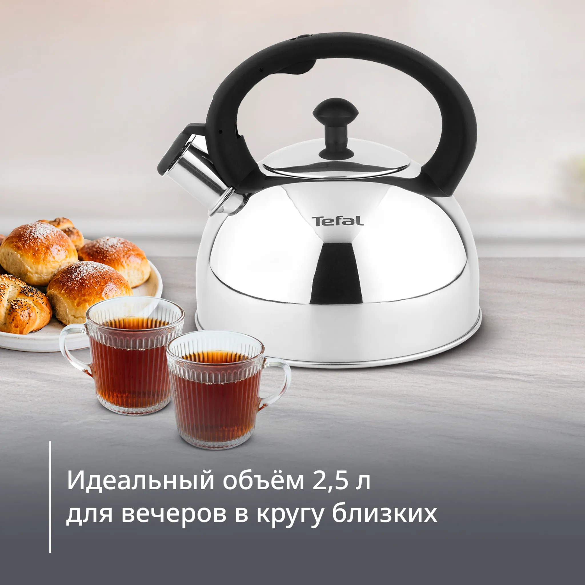 Чайник для плиты Tefal Wave 2.5 л N4210217