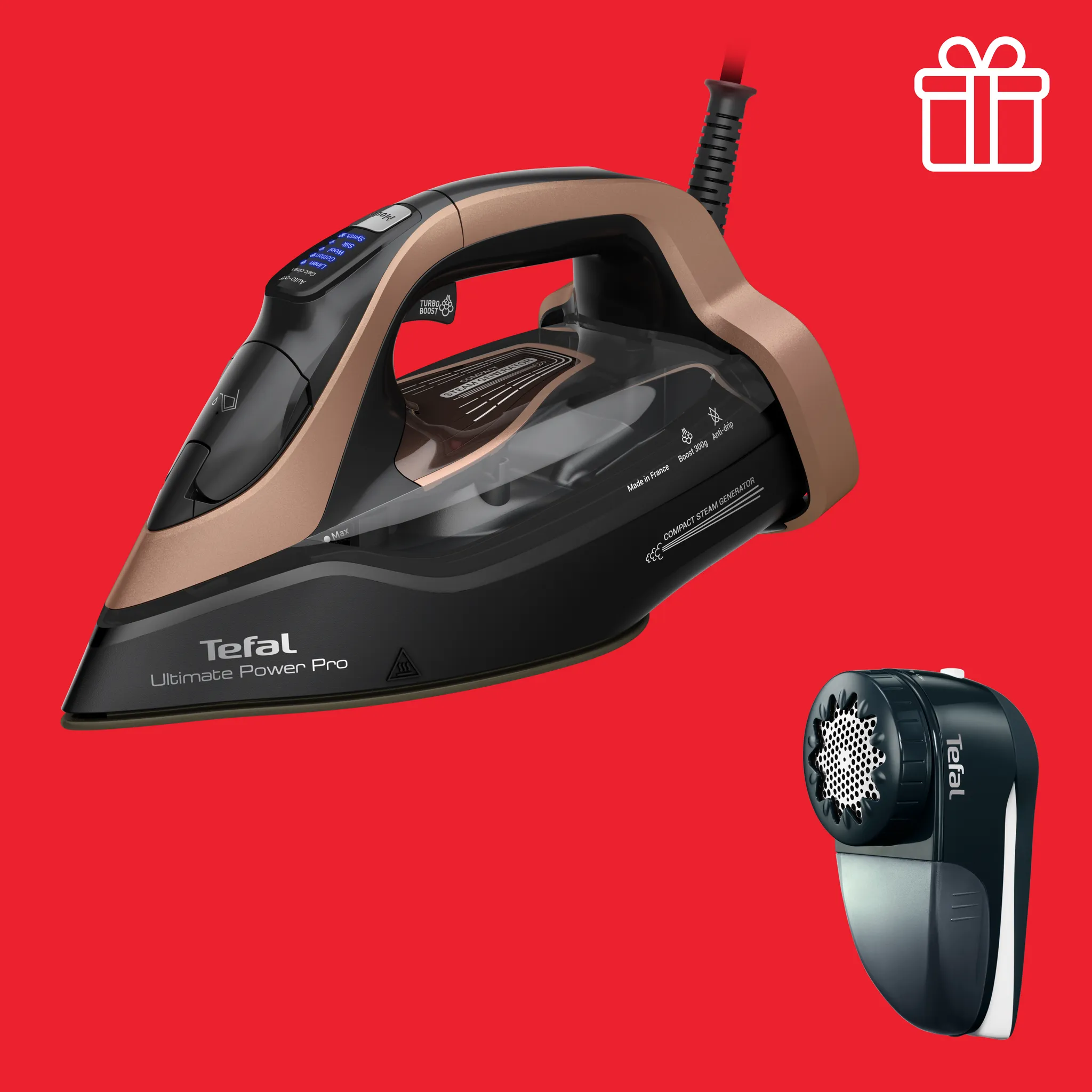 Утюг Tefal FV9E50E0 + Машинка Tefal JB7002E0 в подарок фото