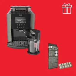 Автоматическая кофемашина Krups EA819E10+Чистящее средство XS300010